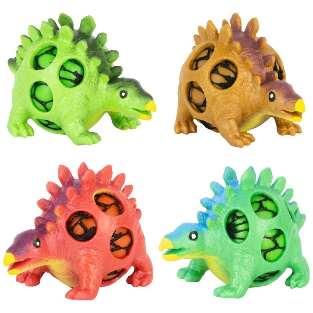 3 Keycraft Squeezy Mesh Dinosaurs Squishy Assorted, 3 of 8