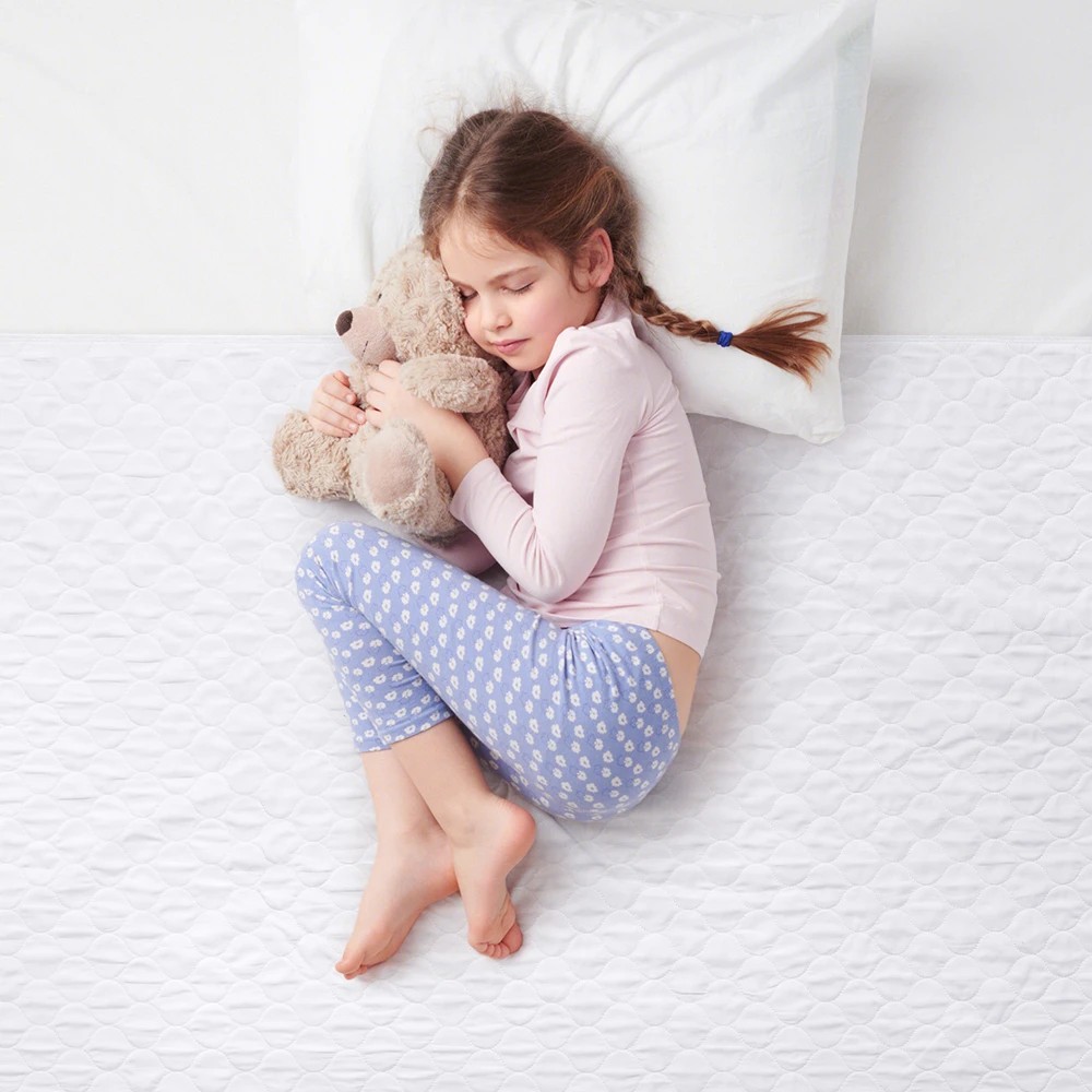 3 ZUNI Bed Pad Waterproof Protector Incontinence Underpad Washable 183CM 2PCS - White, 3 of 3