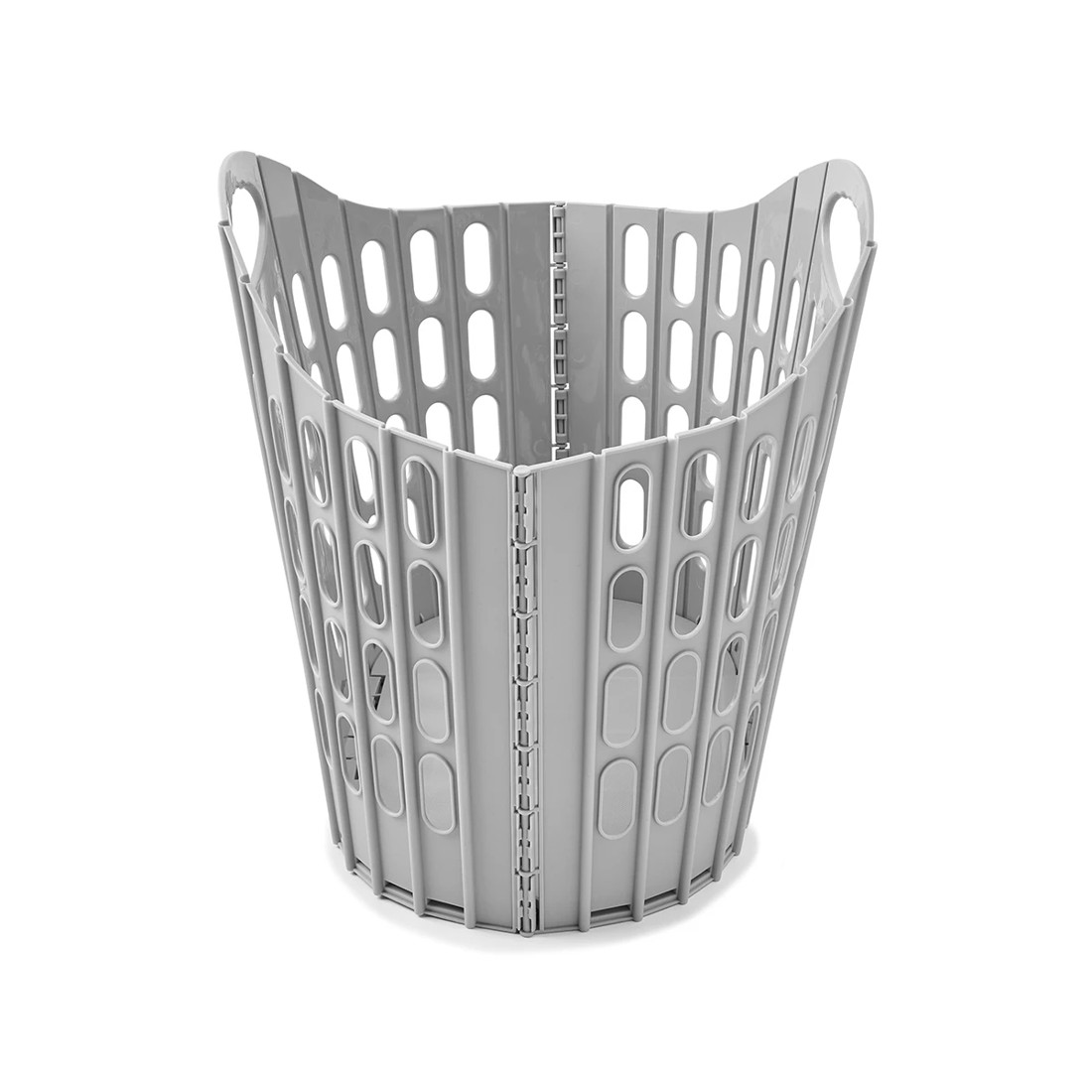 4 Collapsible Laundry Basket - Grey, 4 of 10