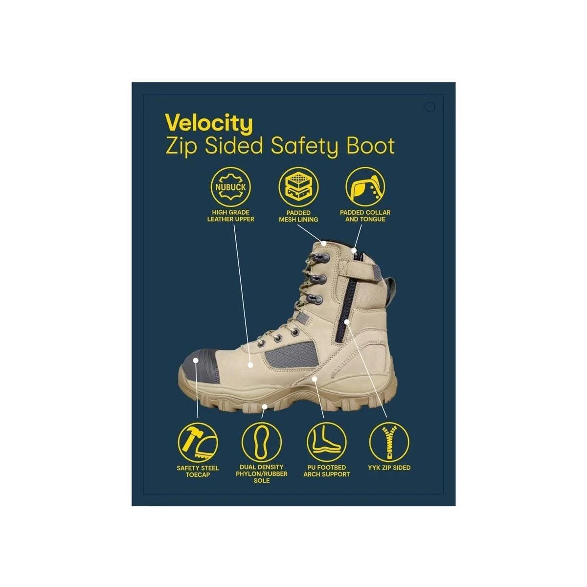 2 Side Zip Work Boot SANDSTORM, 2 of 3