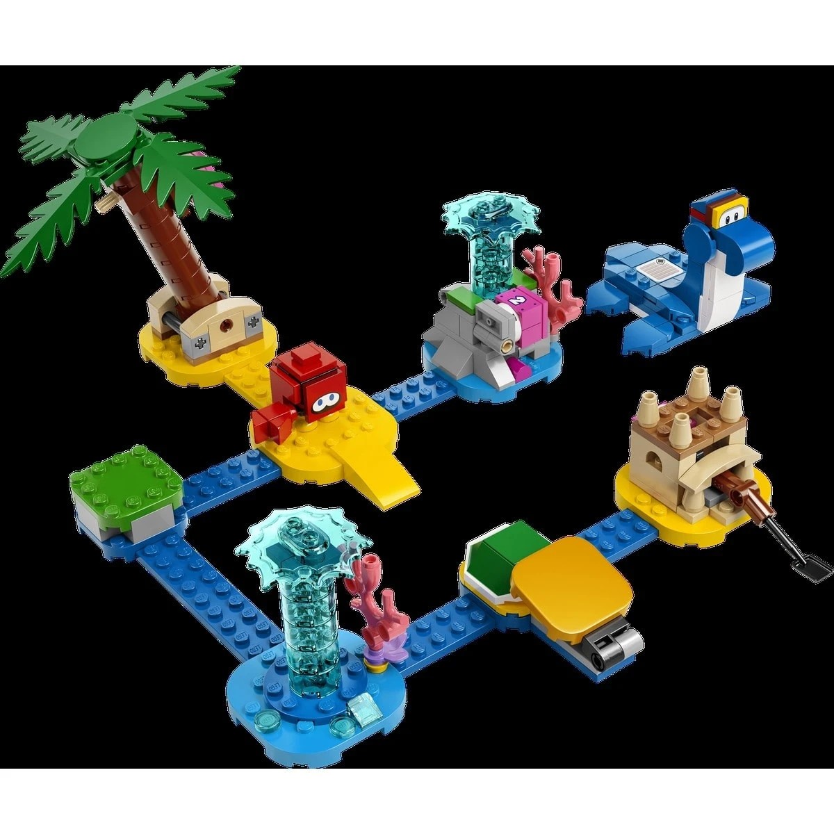 3 LEGO Super Mario Dorrie’s Beachfront Expansion Set 71398, 3 of 9