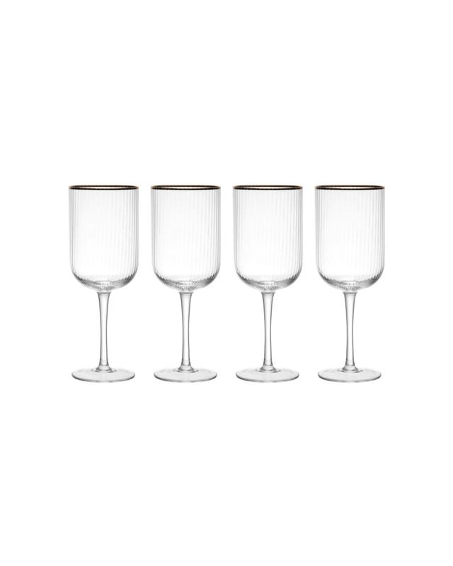 Mikasa 4pc Sorrento Crystal Wine Glass Set 400ml - C