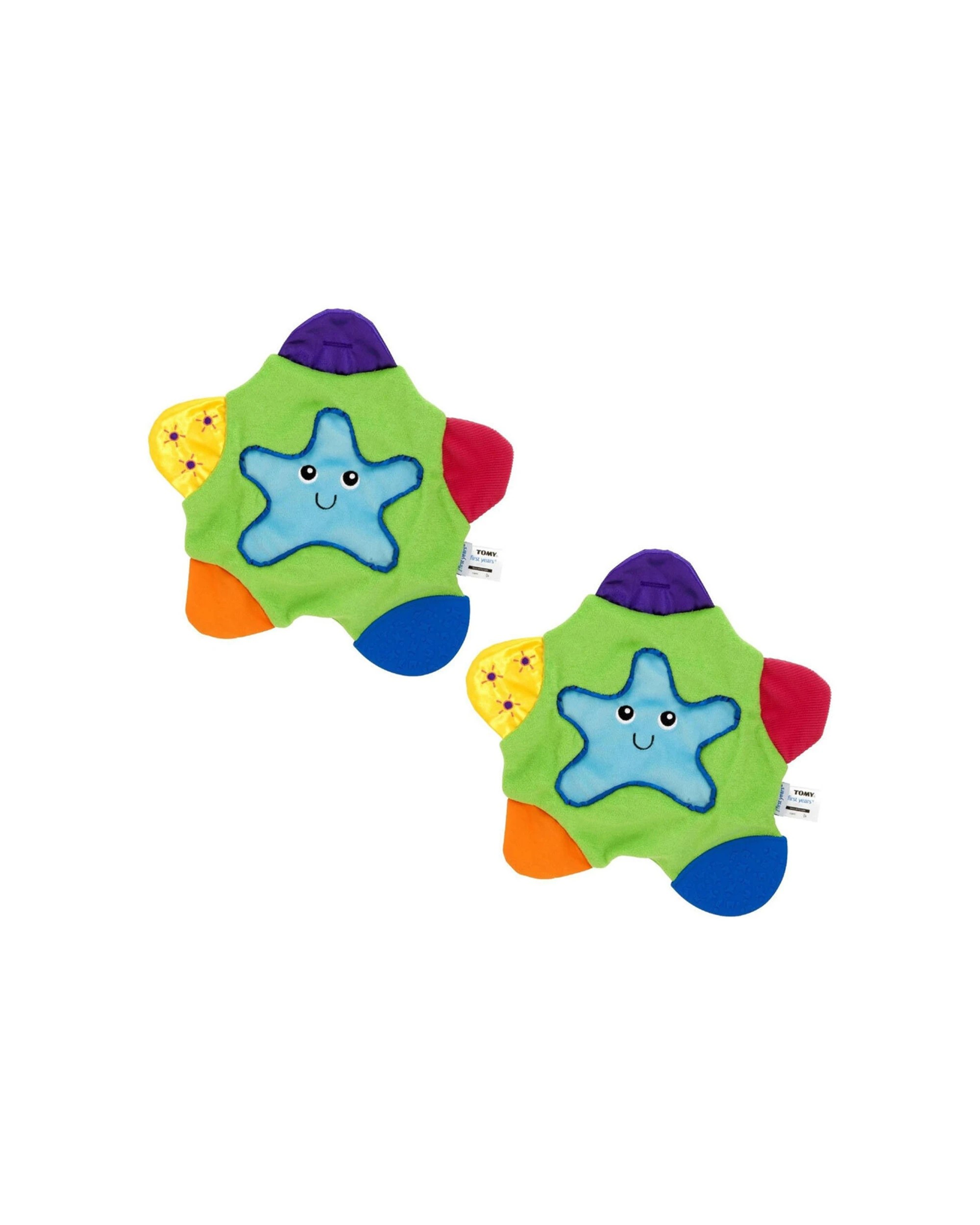 1 Lamaze Sammy The Starfish Blankie 2 Pack Textured Teething Toy - Multi, 1 of 8