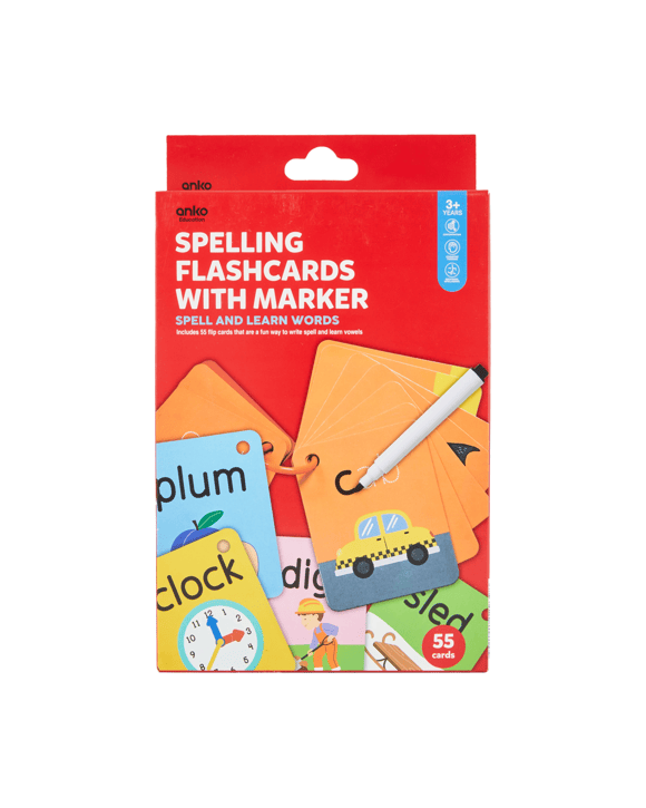 Spelling Flashcards with Marker