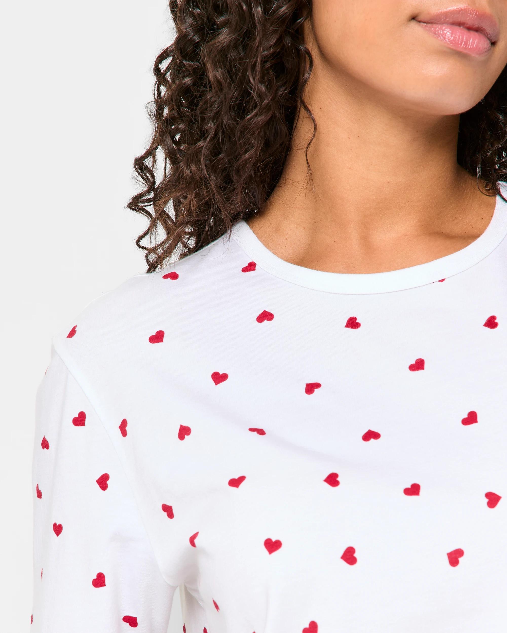 5 Target Australian Cotton Jersey Pyjama Set WHITE HEART, 5 of 5