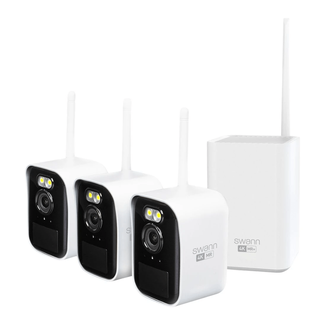 1 Swann MaxRanger4K Mini Long Range Wireless Security Cam 3 PK, 1 of 8