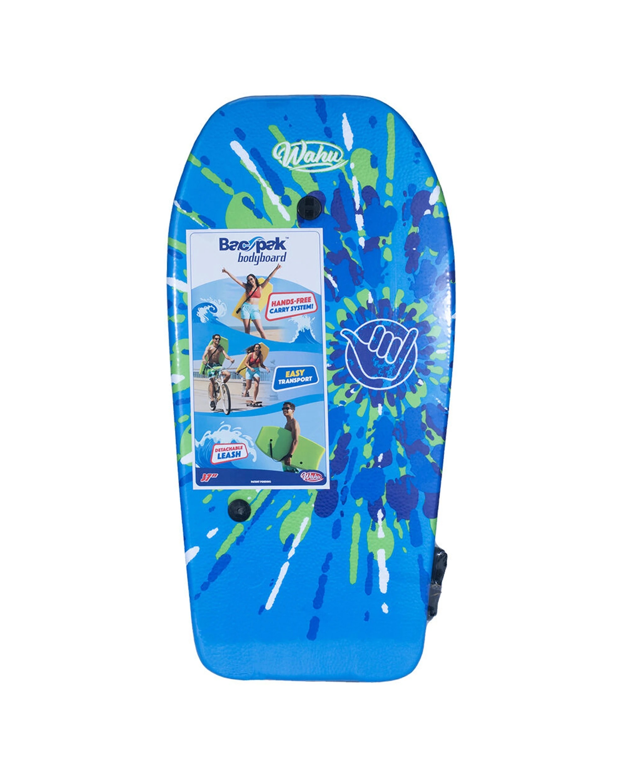 1 Wahu Bac Pak Bodyboard Kids 6y Plus 94cm Designs Beach And Pool - Assorted, 1 of 5