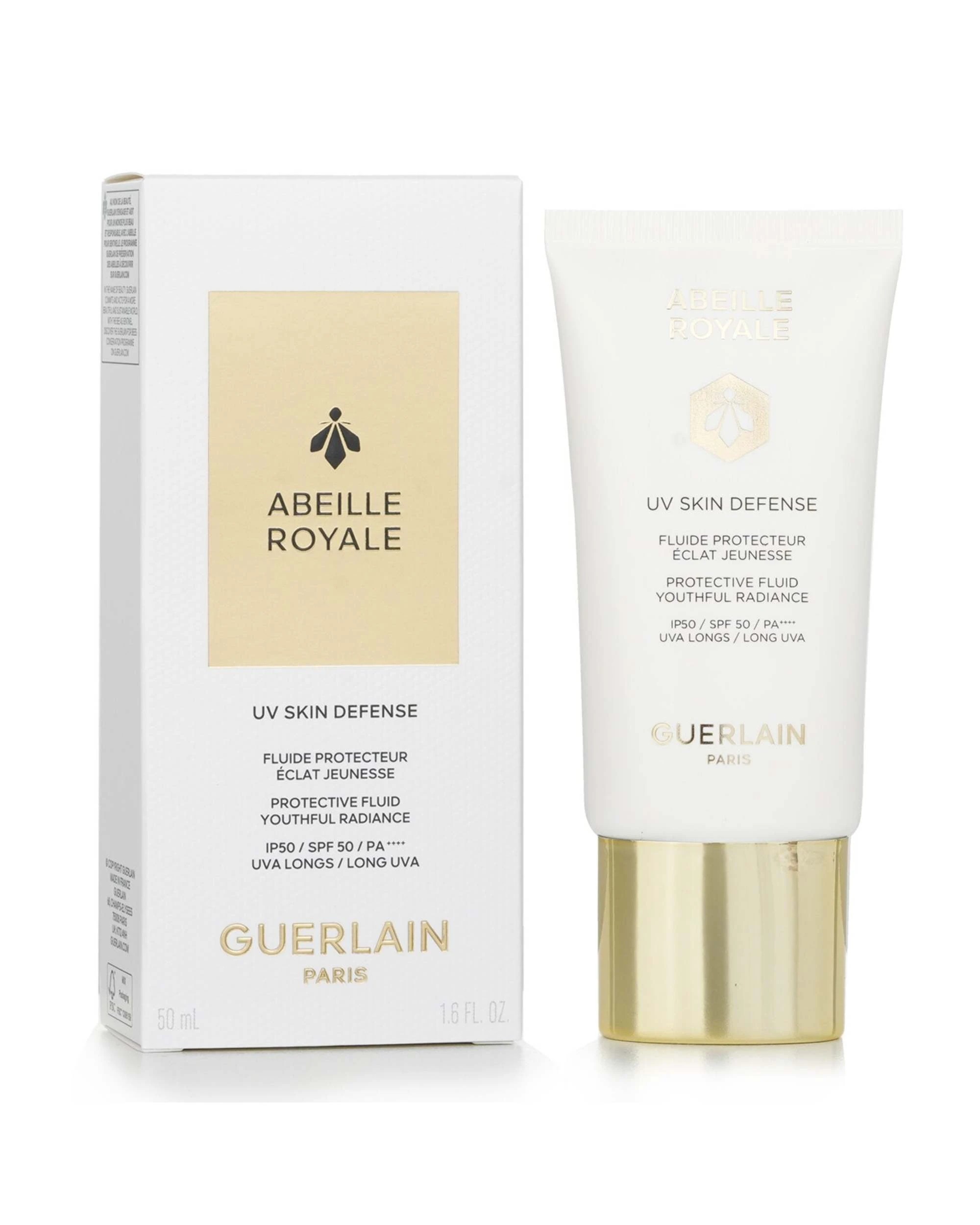2 Guerlain Abeille Royale UV Skin Defense Protective Fluid Youthful Radiance SPF 50 / PA++++  50ml/1.6oz, 2 of 3