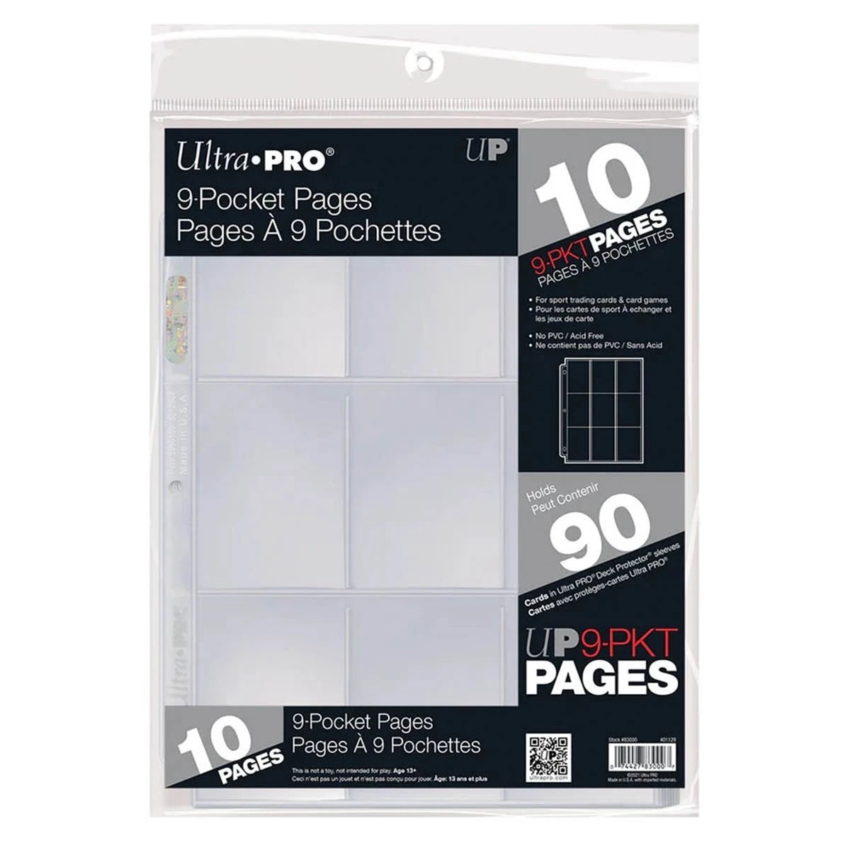 1 Pokemon TCG: Ultra Pro 9-Pocket Pages, 1 of 2