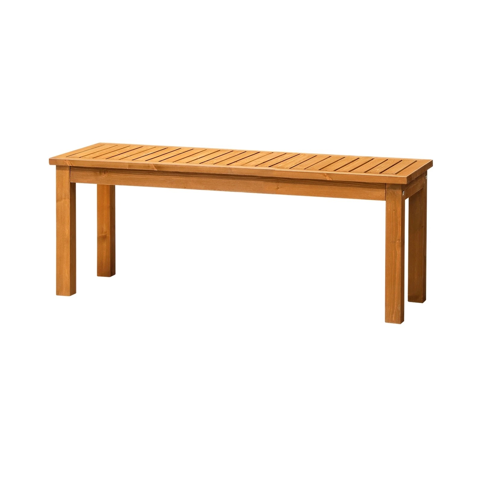7 Livsip 120cm Garden Bench Outdoor Slatted Seat
 - Natural, 7 of 9