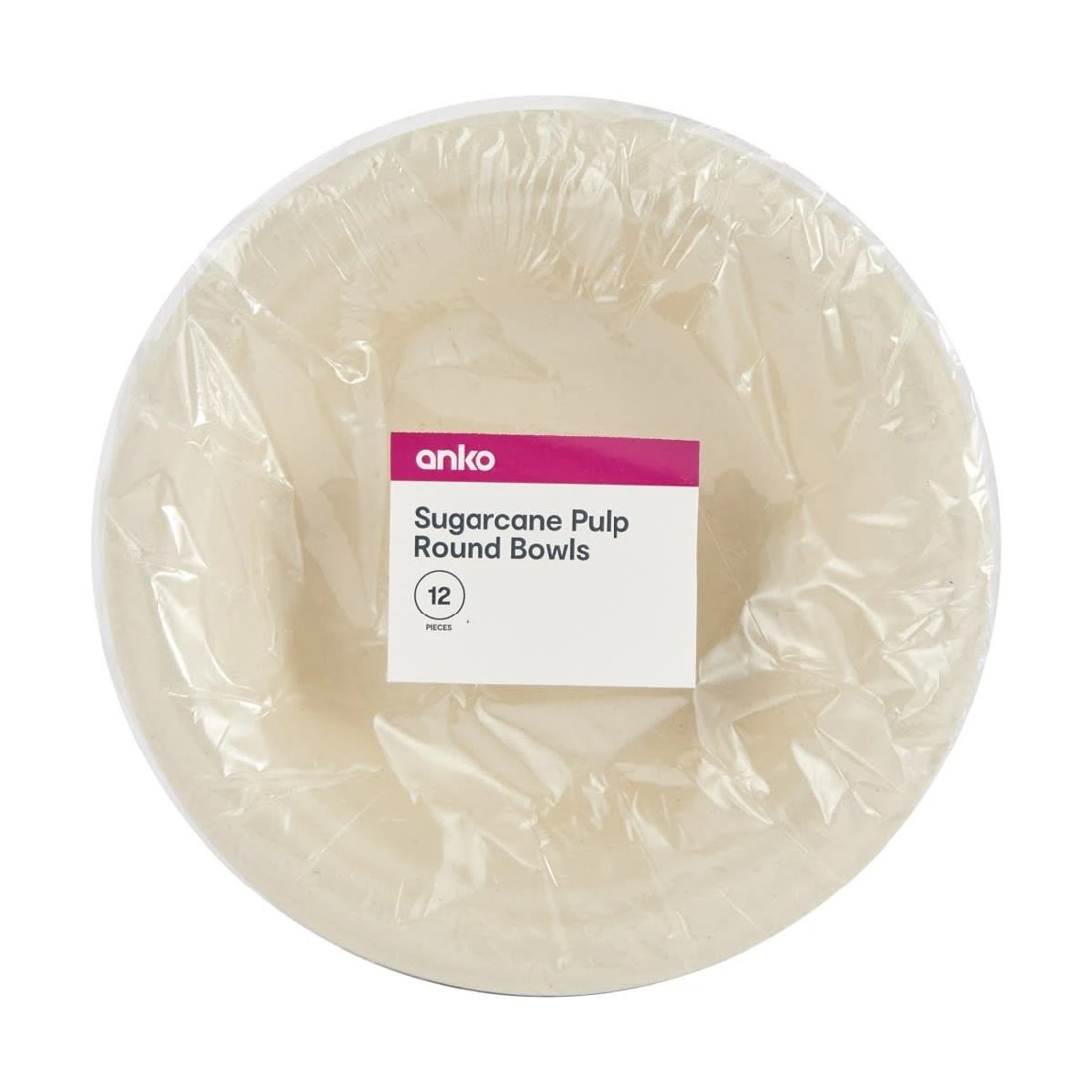 5 12 Pack Sugarcane Pulp Round Bowls, 5 of 5