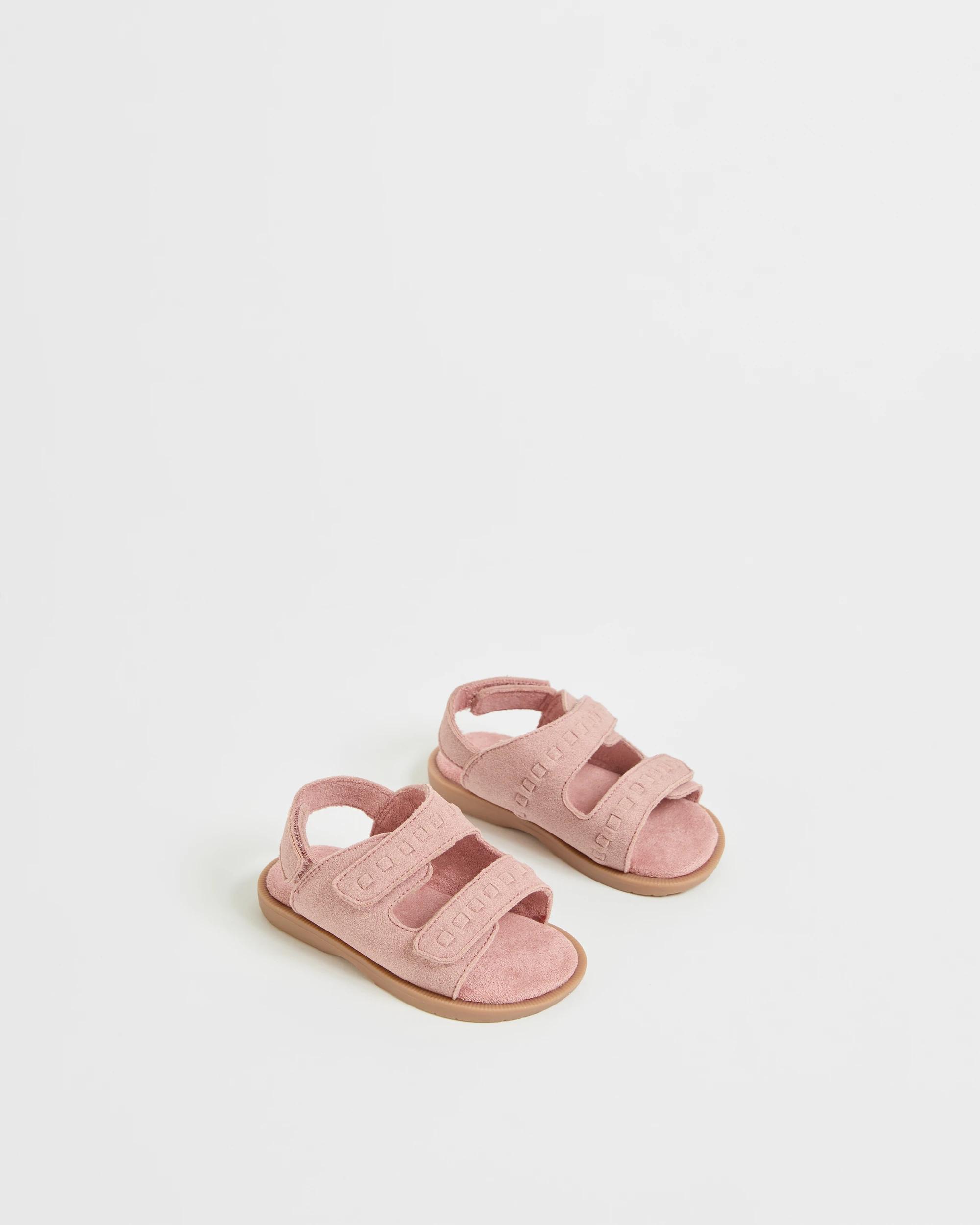 2 Target Baby First Walker Weave Sandals PINK, 2 of 3