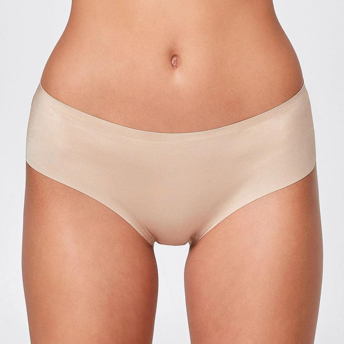 2 Target 2 Pack Bonded No Show Hipster Briefs LATTE BROWN, 2 of 6