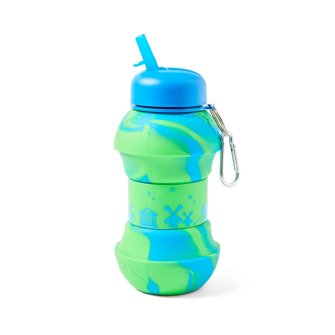 3 550ml Globe Pop-Up Collapsible Drink Bottle, 3 of 8