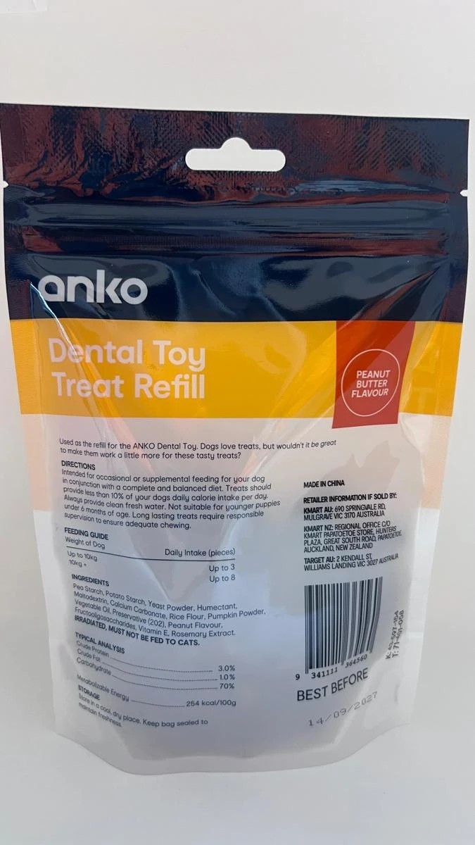3 Dental Treat Refill for Pet Chew Toys, 3 of 3