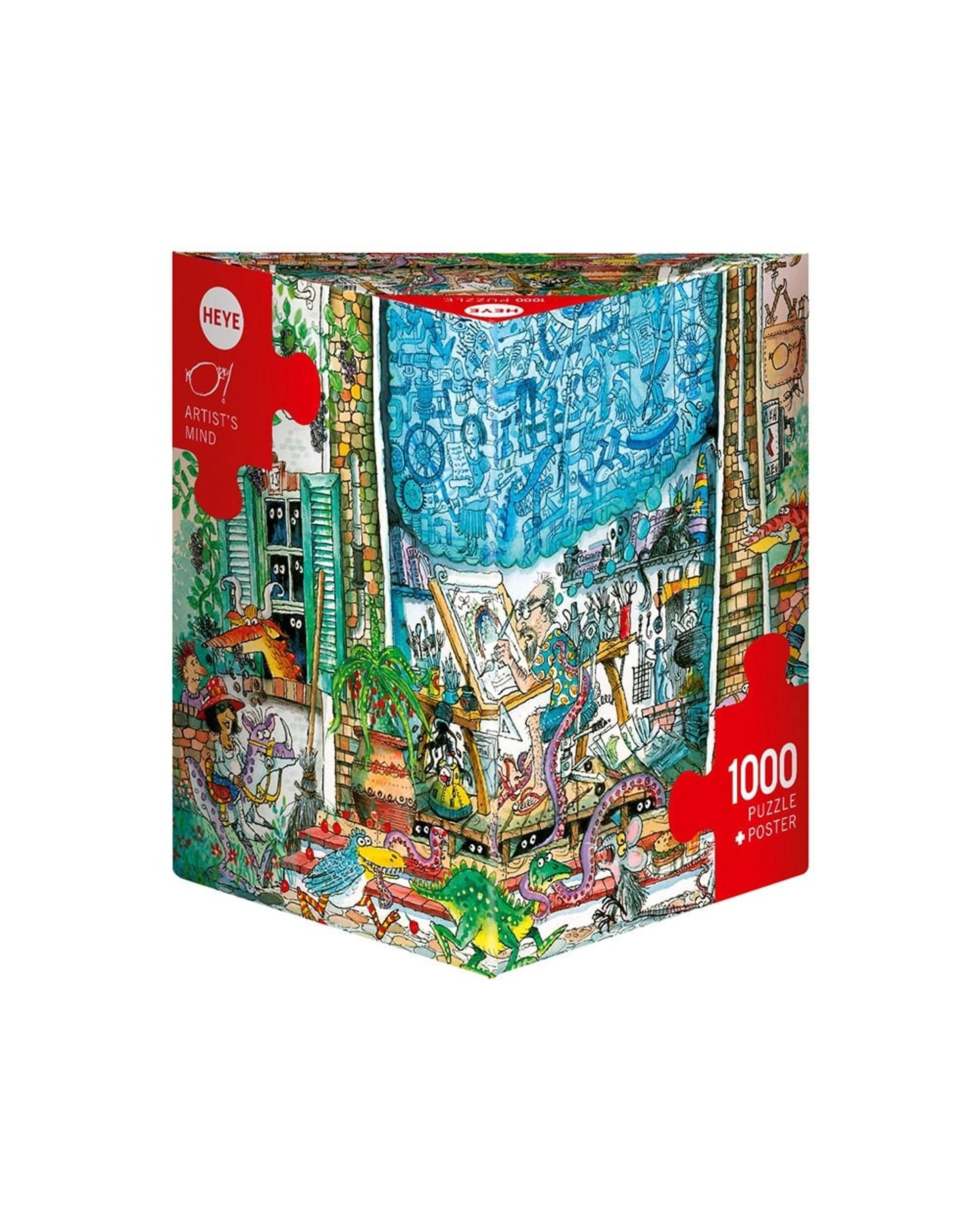 1 Heye Korky Paul Artists Mind 1000 Piece Puzzle, 1 of 1