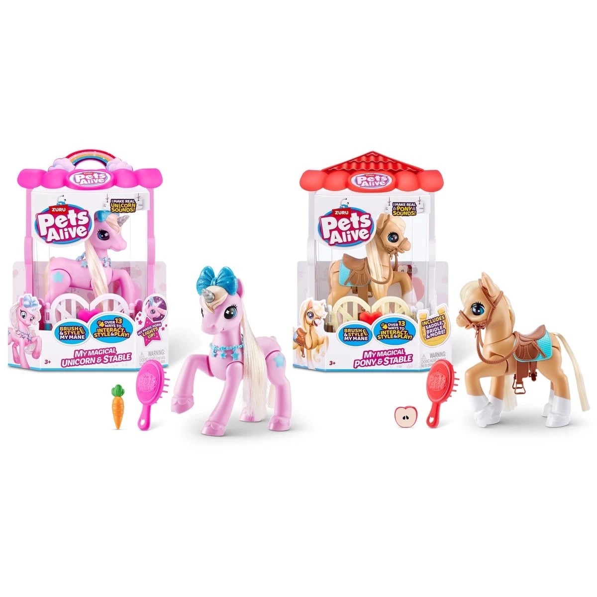 1 Zuru Pets Alive My Magical Unicorn and Stable Playset, 1 of 7