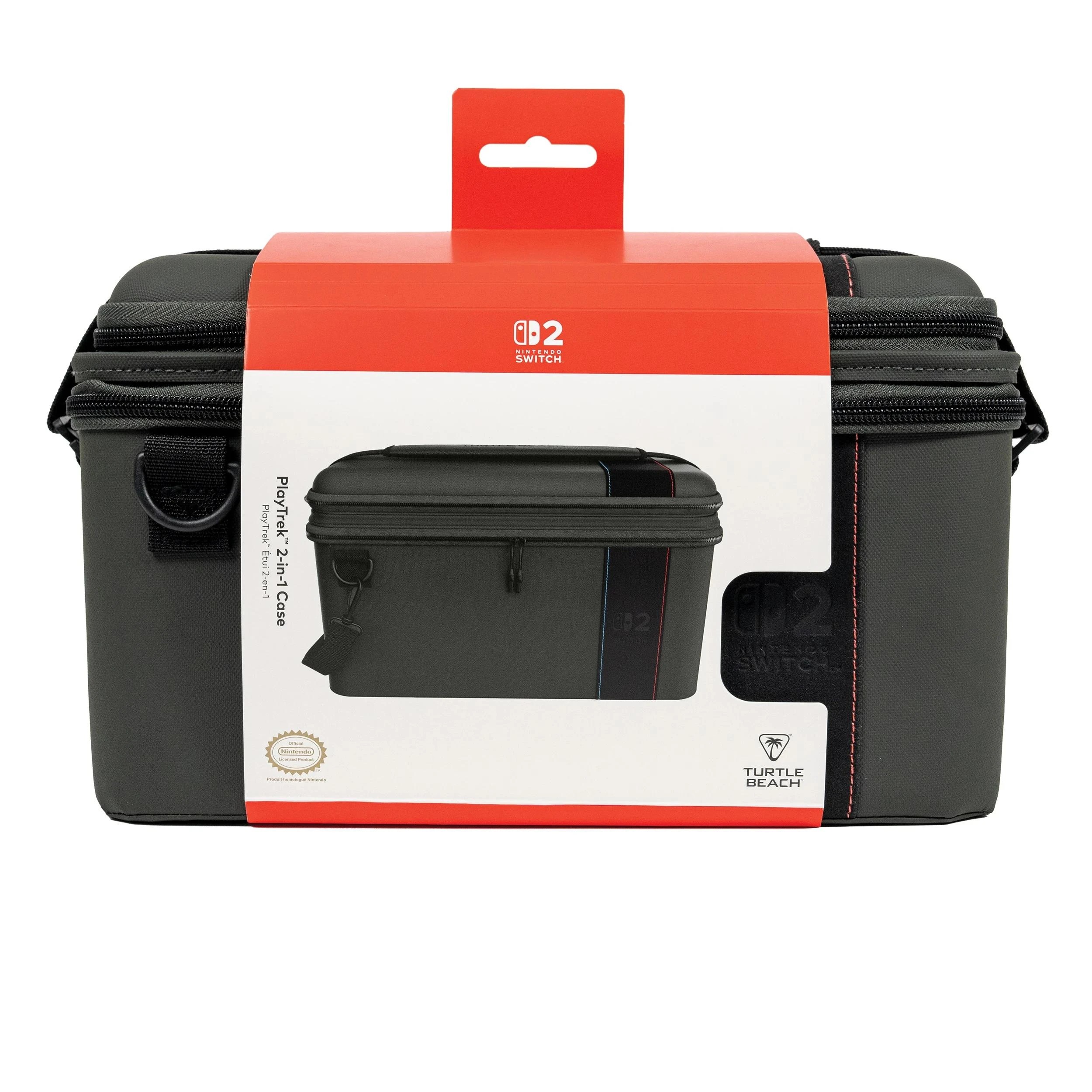 1 Turtle Beach TurtleBeach PlayTrek 2 In 1 Case Charcoal Black - Nintendo Switch 2 - Multi, 1 of 5