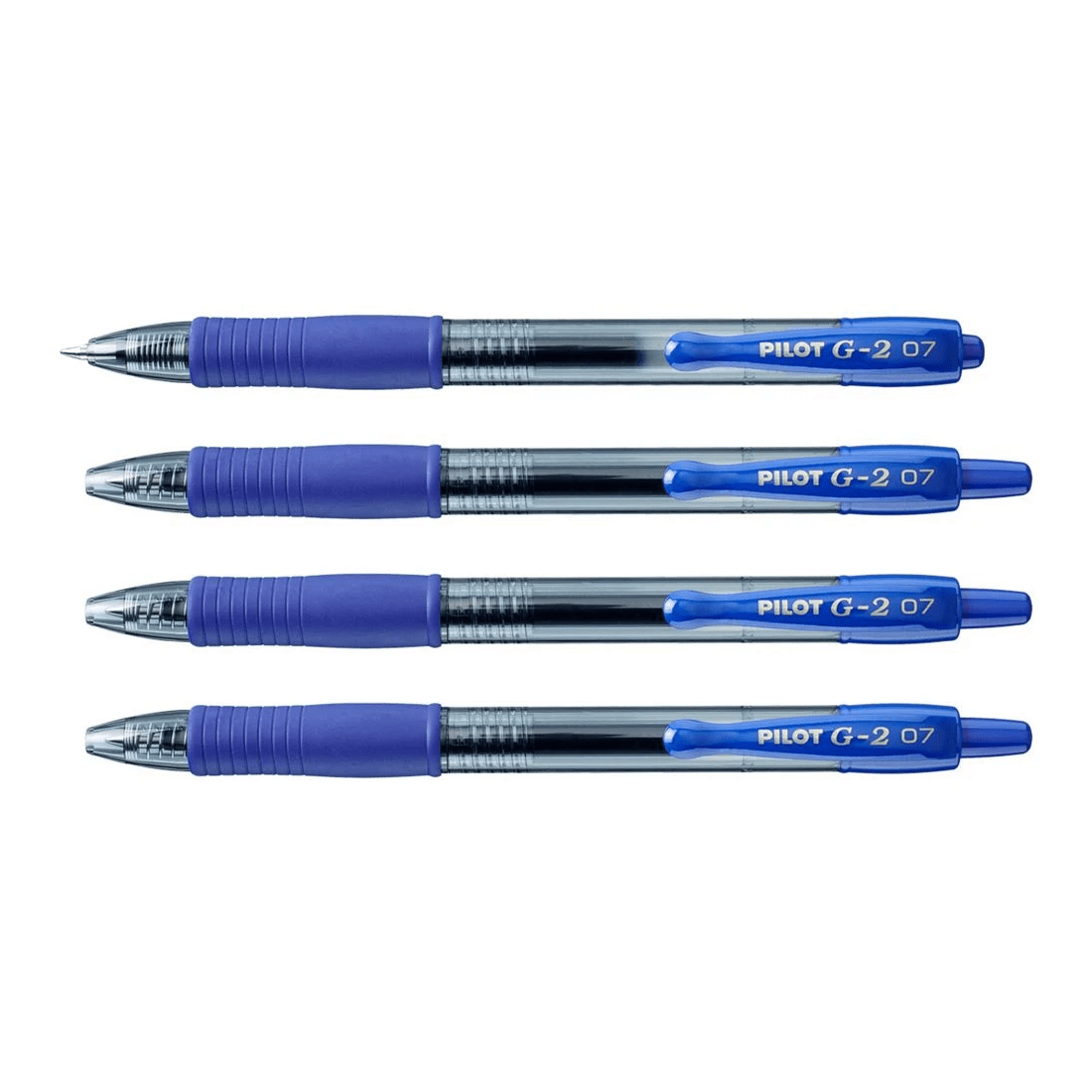 3 PILOT G2 Retractable Gel Pen Fine 0.7mm Blue 4 Pack, 3 of 8