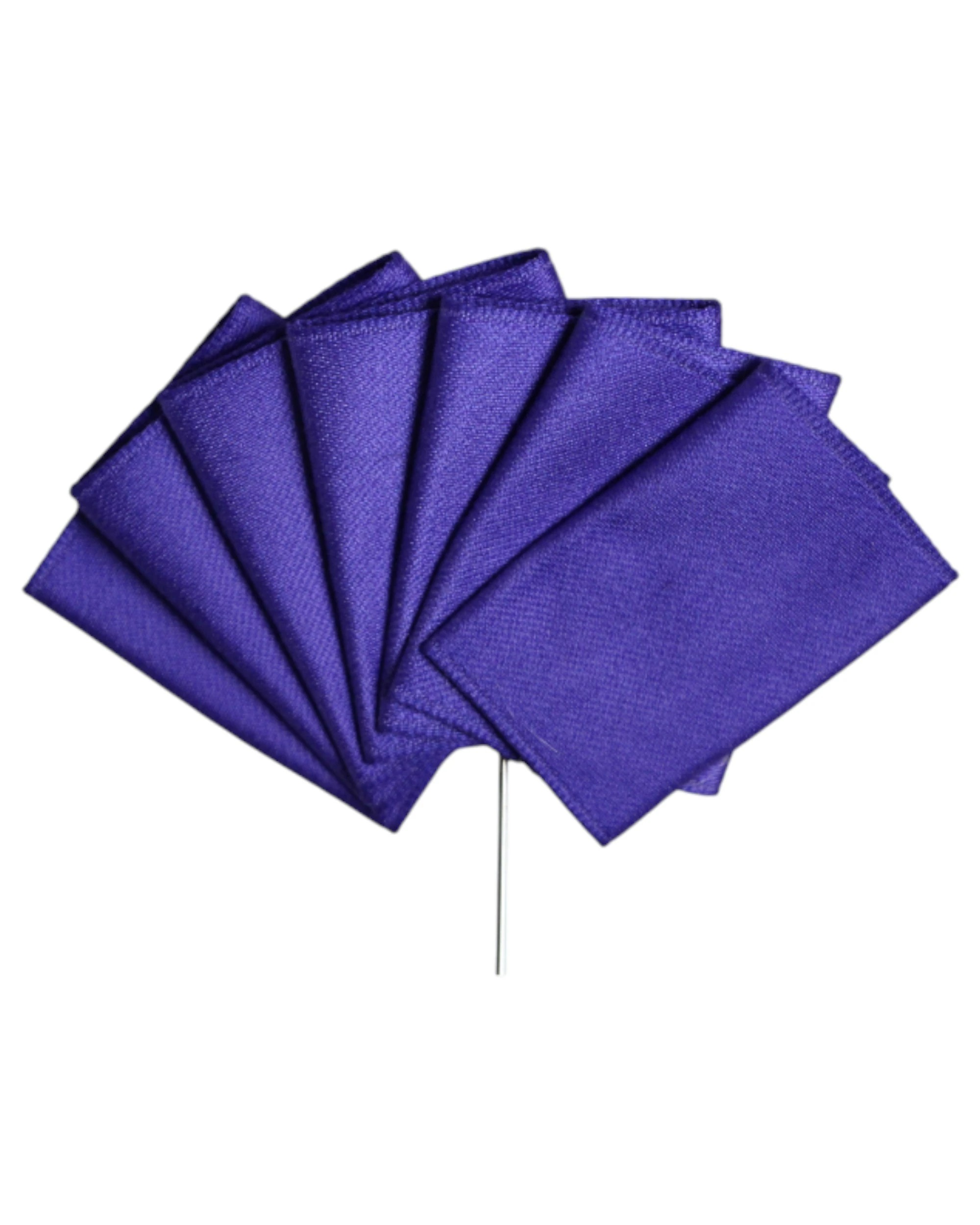 3 Zasel Mens Purple Suit Pocket Square Blazer Jacket Lapel Pin - Multi, 3 of 3