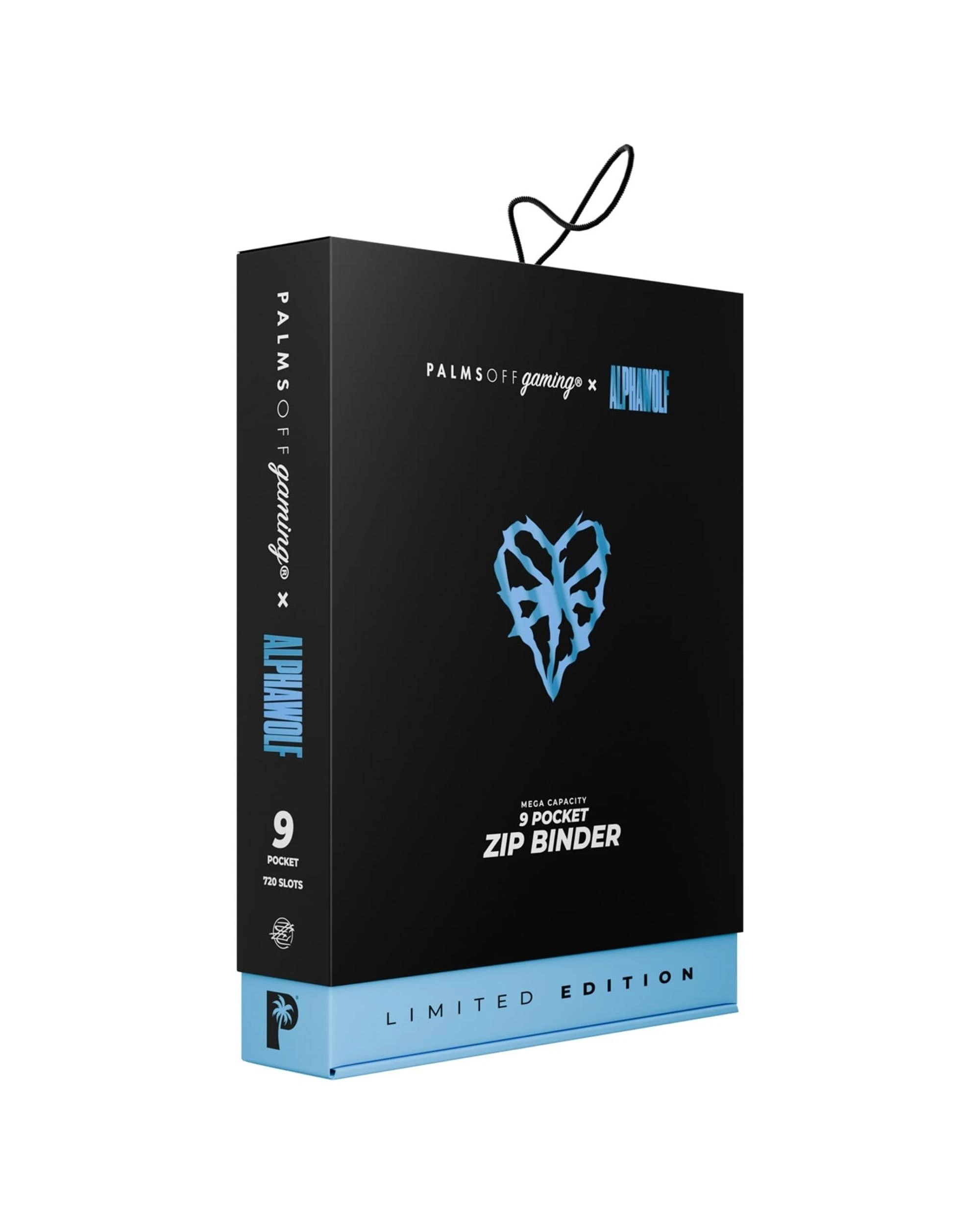 7 POG X Alpha Wolf Limited Edition Mega Capacity 9 Pocket Zip Binder - Black, 7 of 7