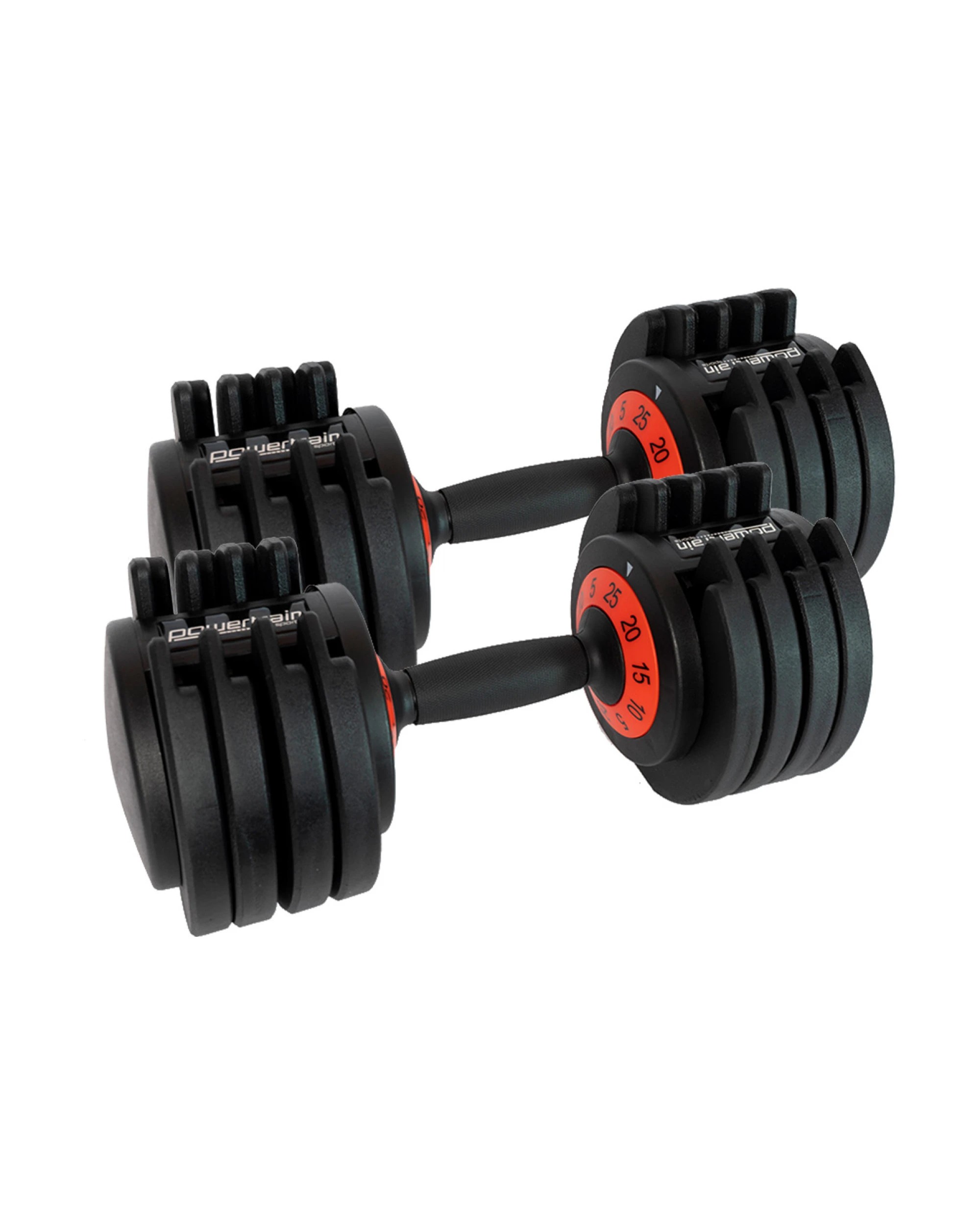 3 Powertrain GEN2 Pro 50kg Adjustable Dumbbell Set Weight Plates Home Gym, 3 of 8
