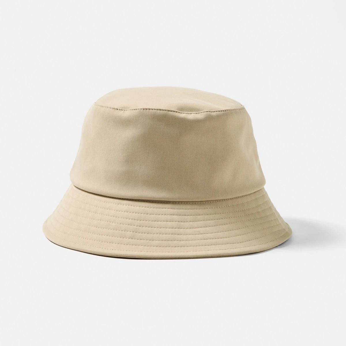 1 Water Resistant Bucket Hat Beige, 1 of 1