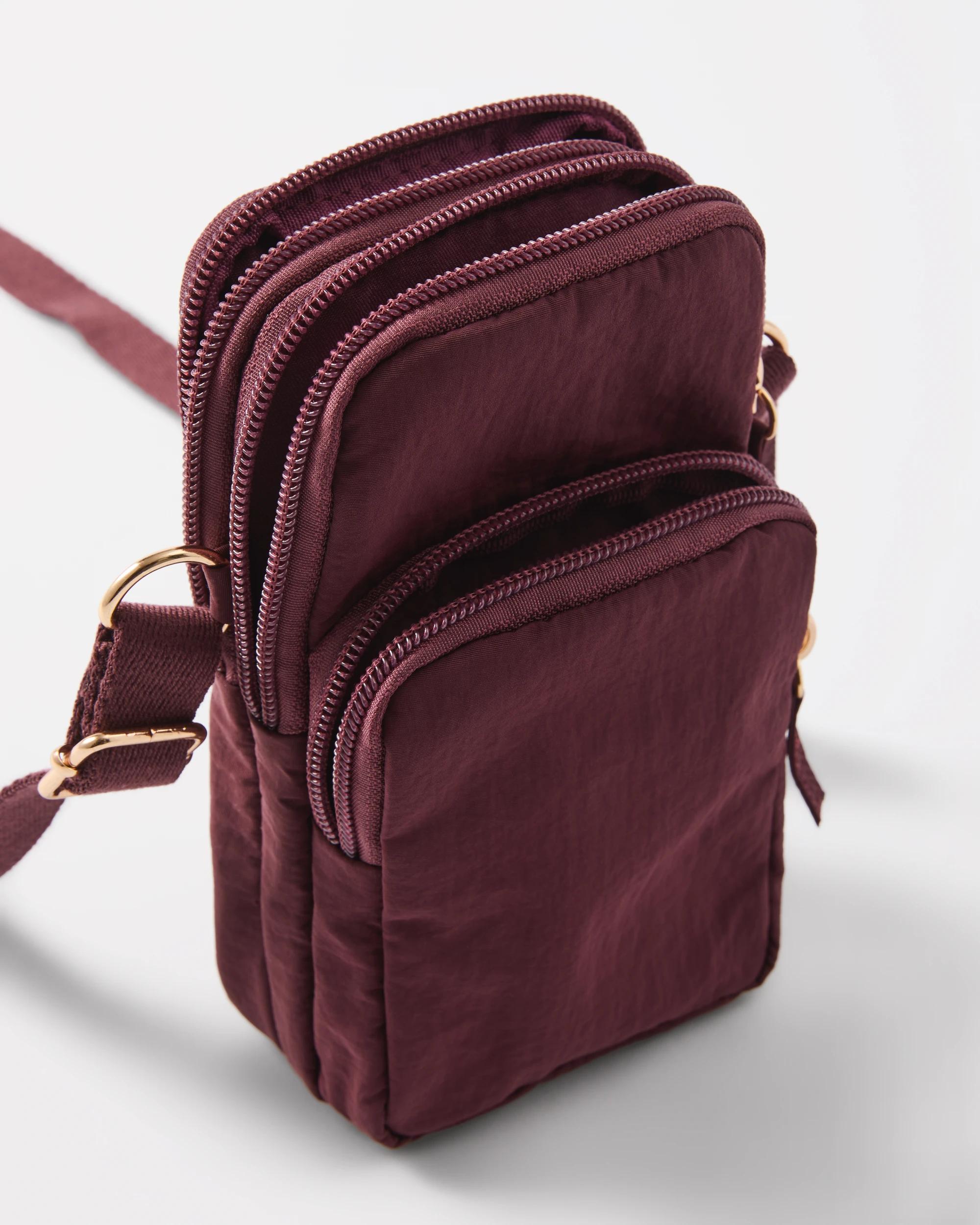 5 Urban Phone Bag Red Plum, 5 of 6