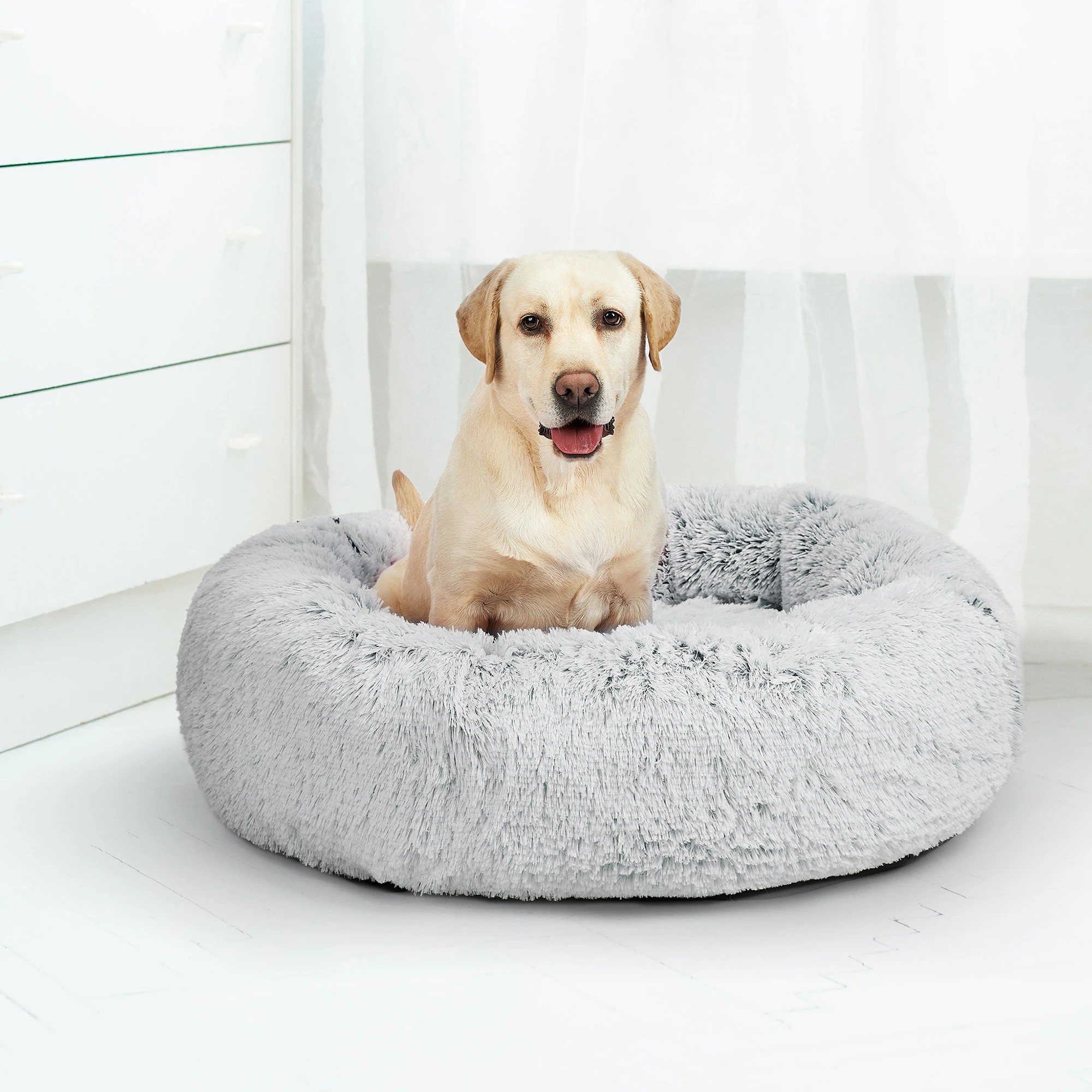 7 Pawz Plush Pet Bed Medium Charcoal Cover Only, 7 of 7