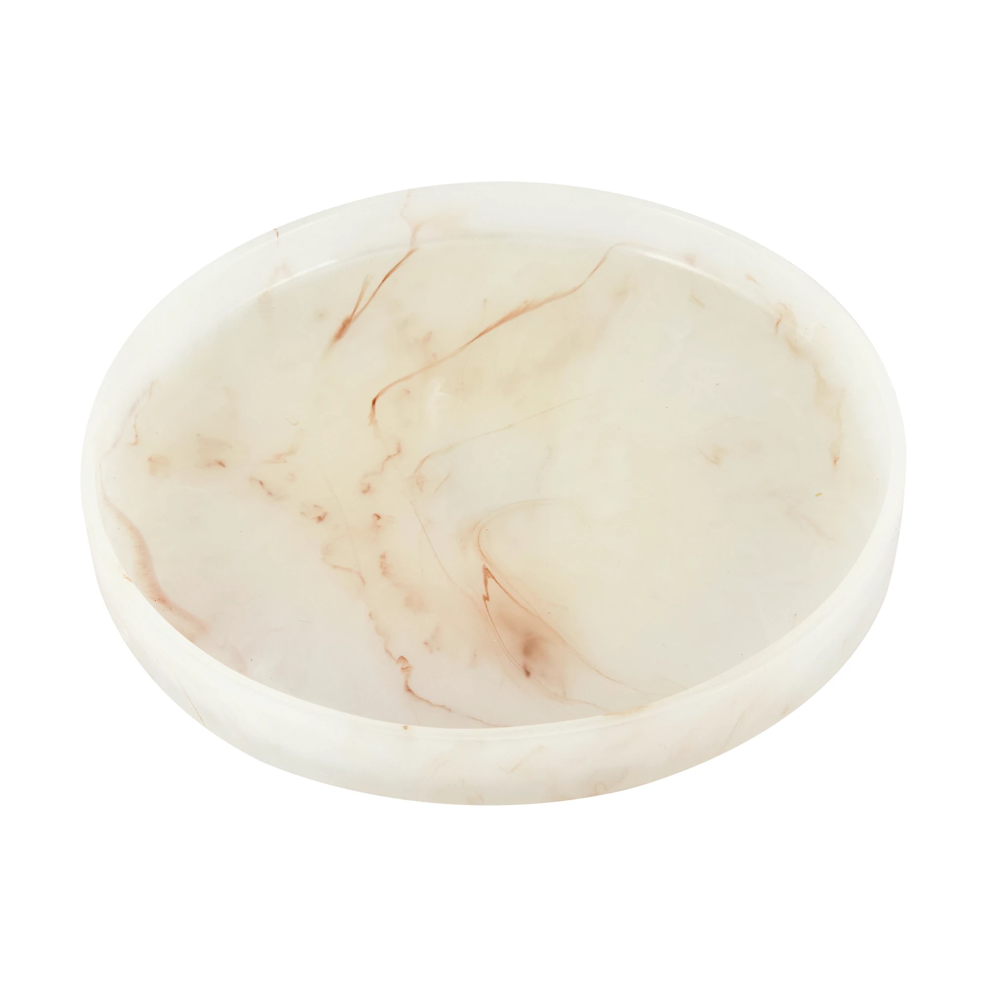 1 White Onyx Look Decor Tray, 1 of 5