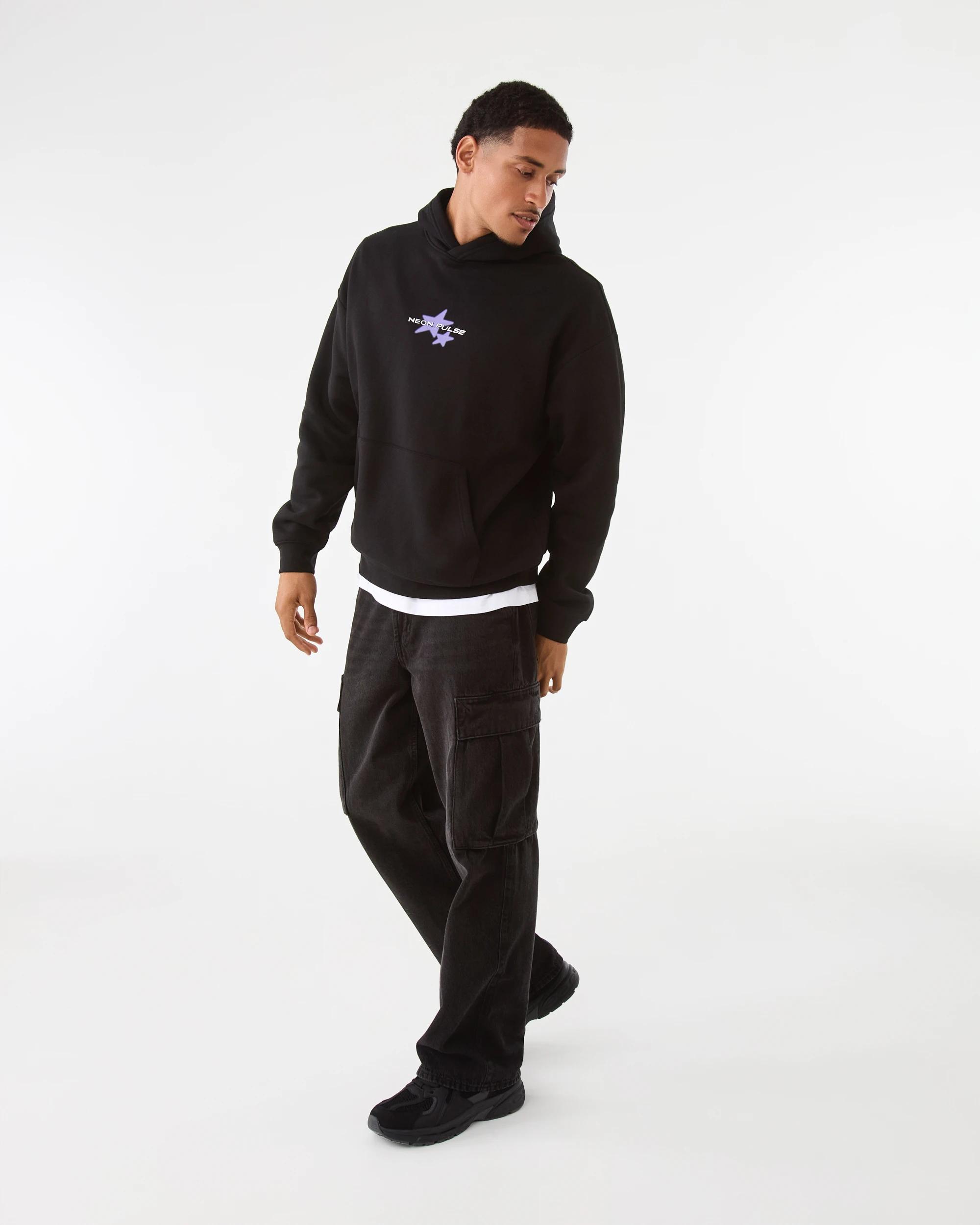 3 Baggy Cargo Jeans Black Wash, 3 of 9