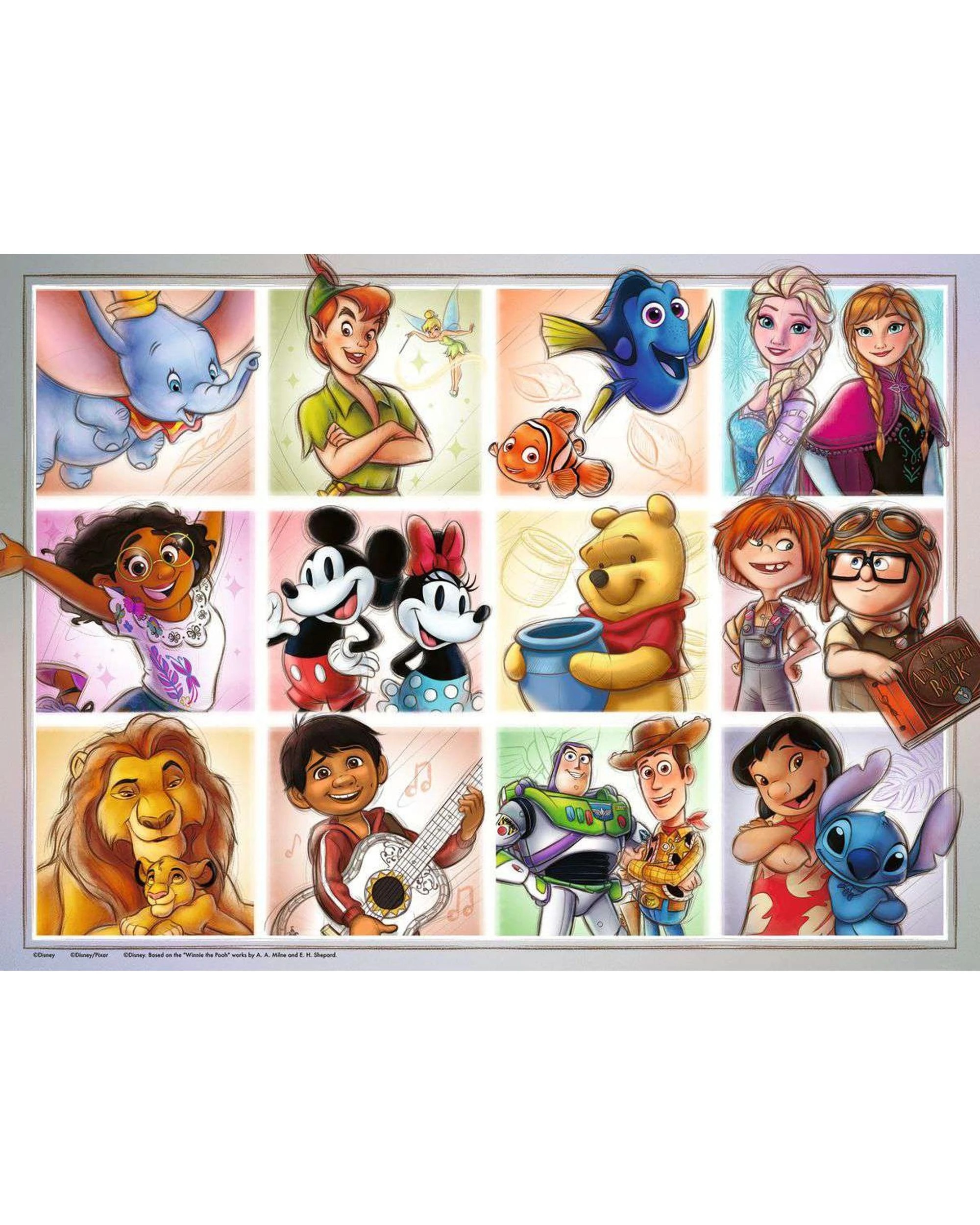 2 Ravensburger Disney Multicharacter 100 XXL Piece Jigsaw Puzzle, 2 of 2