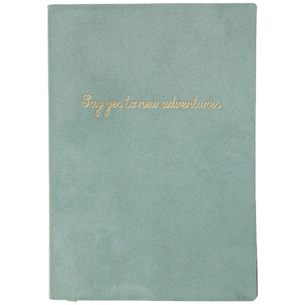 1 Otto A5 Suede Notebook Sage 192 Pages, 1 of 3