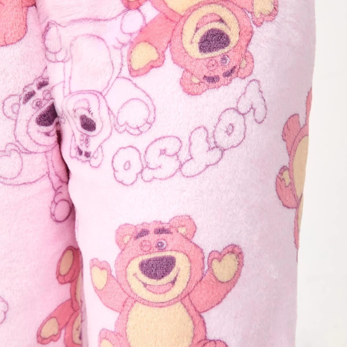 8 Lotso License Fleece Top and Pants Pyjama Set Lotso Pink, 8 of 8