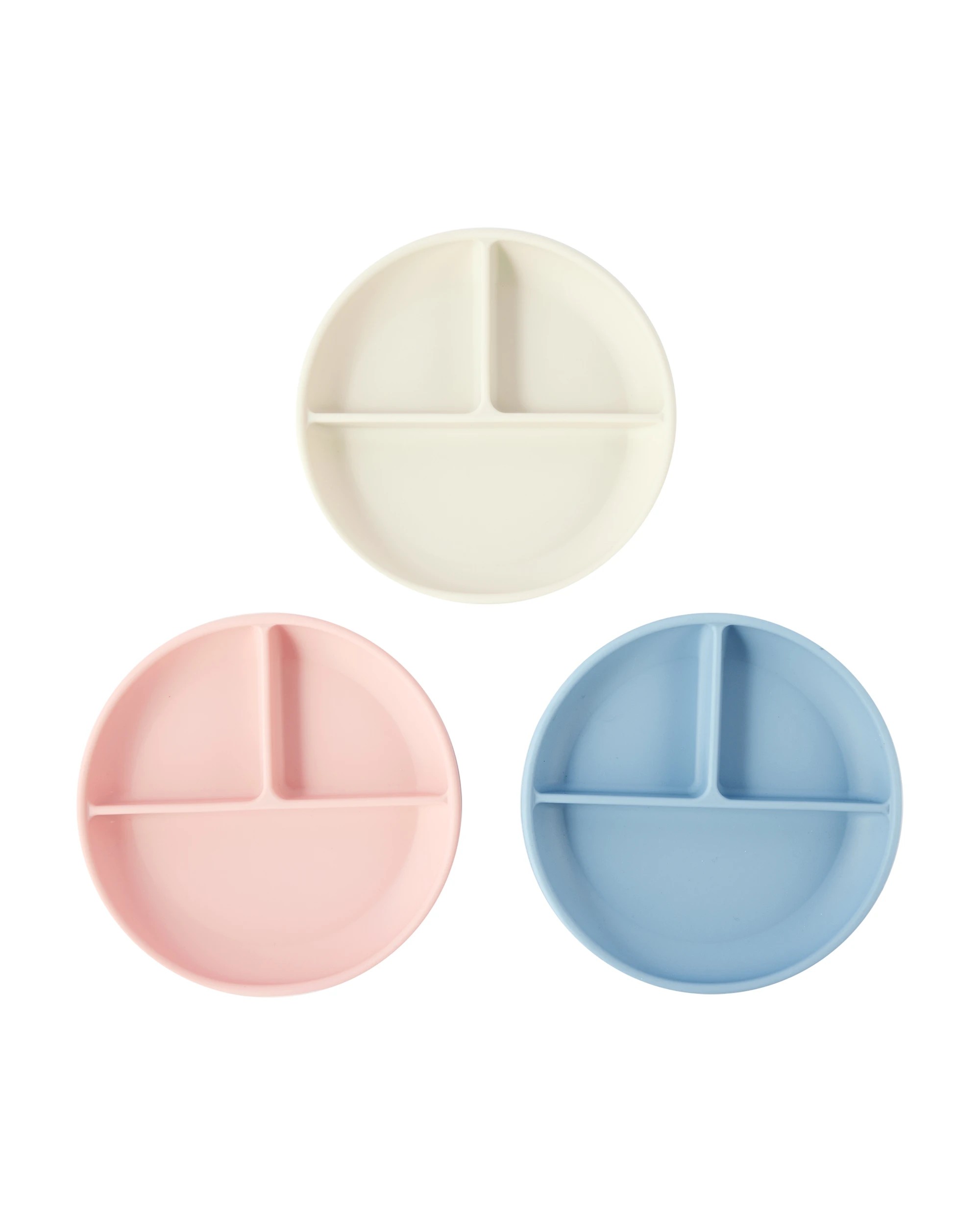 2 Silicone Suction Divided Plate - Assorted, 2 of 10