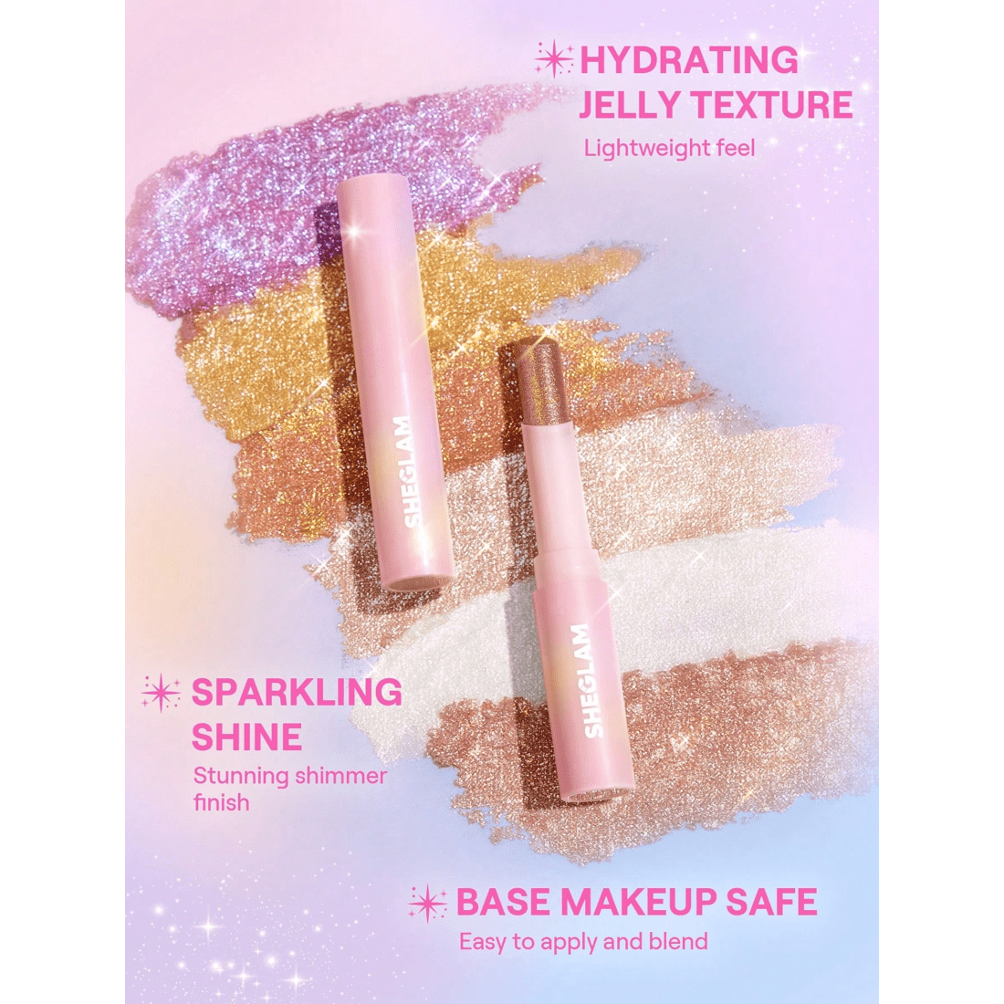 5 SHEGLAM Crystal Jelly Glaze Stick - Starlit Silver, 5 of 6