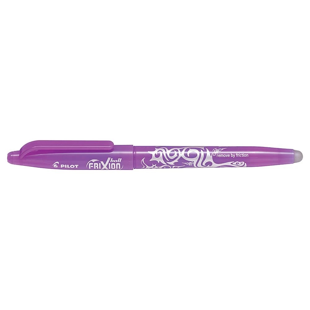 2 PILOT Frixion Erasable Ball Gel Pen 0.7mm Purple, 2 of 3