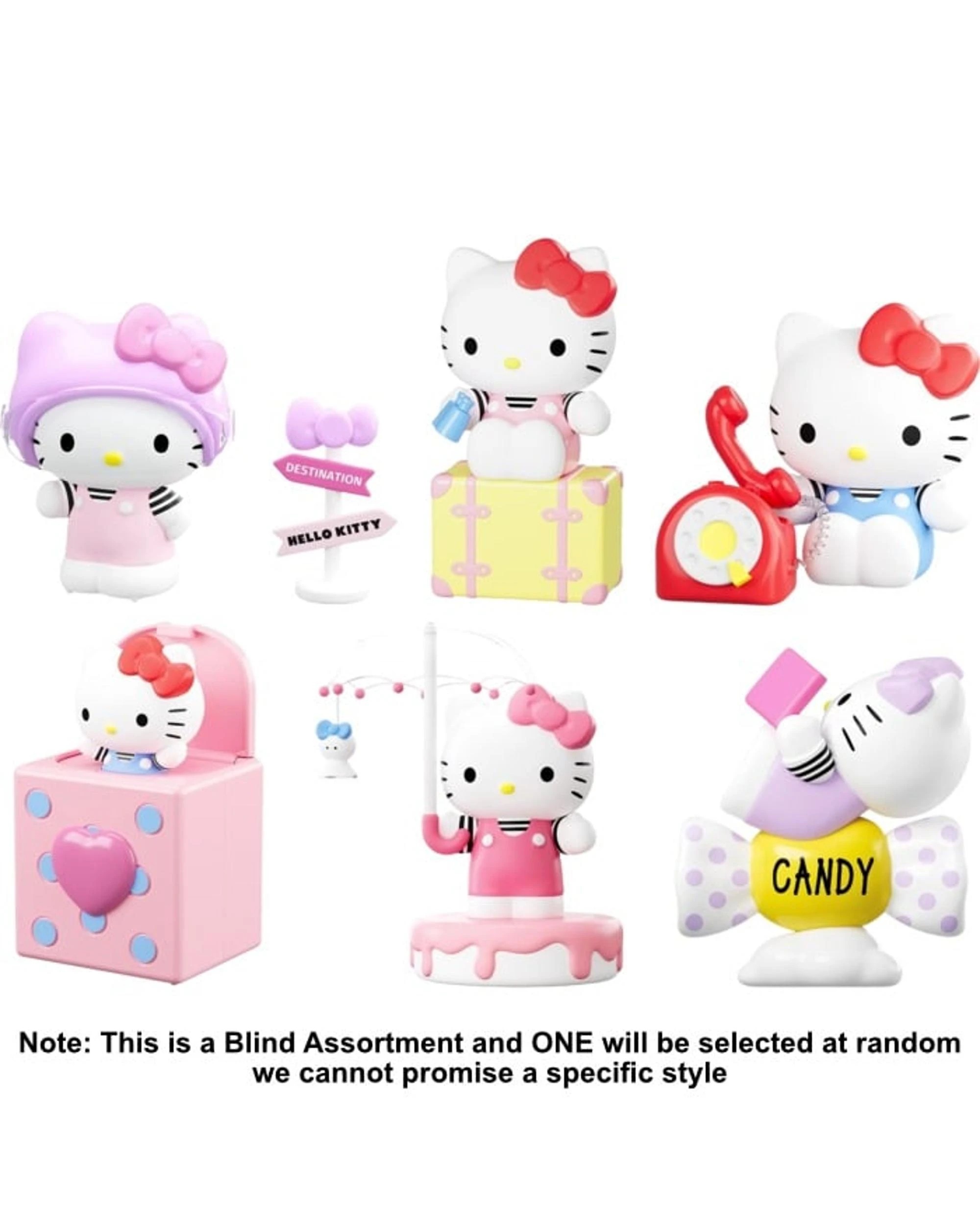 3 Moetch Sanrio Hello Kitty Lovely Signal Figures Blind Box, 3 of 8