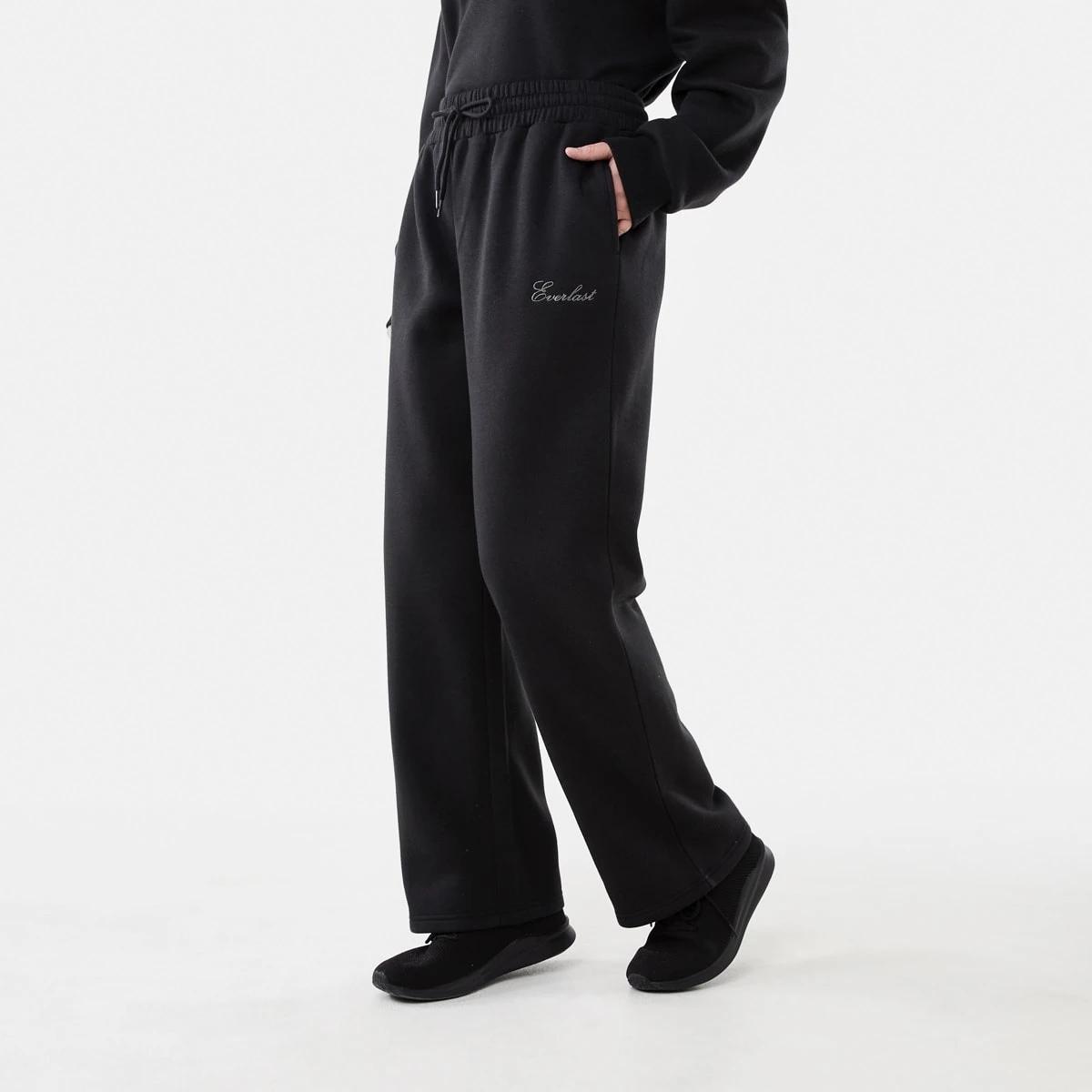 2 Everlast Womens Straight Leg Trackpants Vint Black, 2 of 7