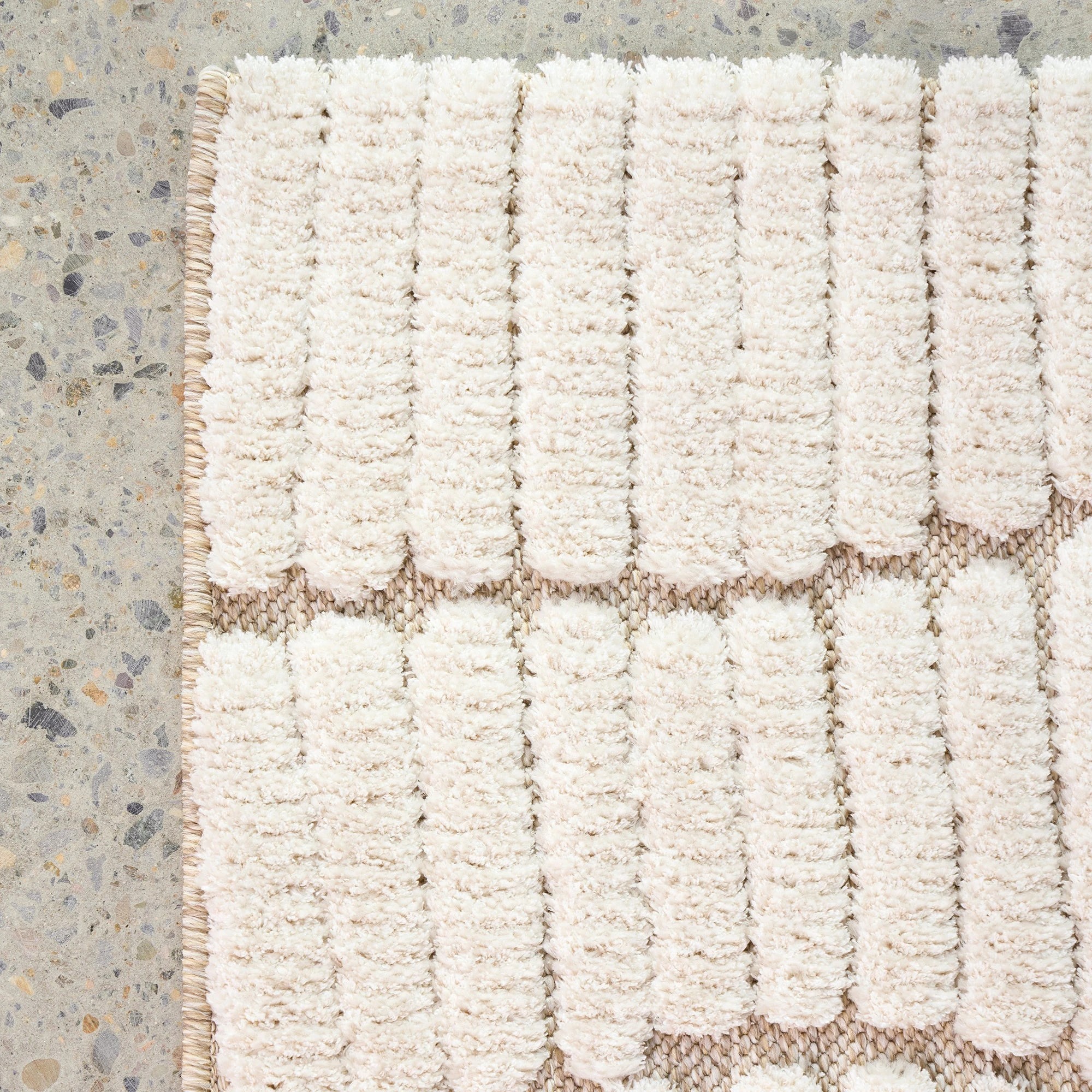5 Common Ground Rugs Belmonte Fossil 340x240cm - Extra Large Floor Rug - White, 5 of 8