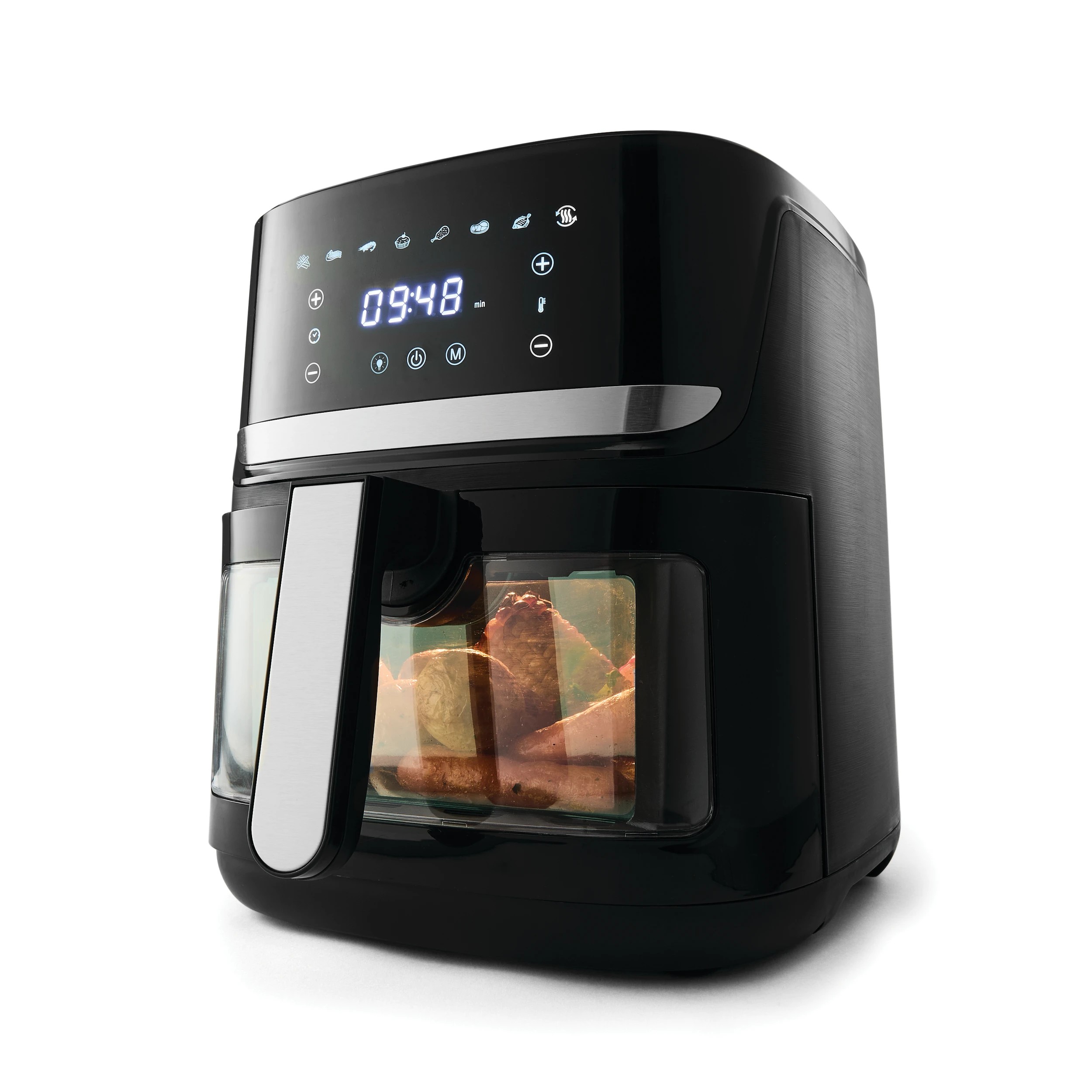1 7.7L Air Fryer - Black, 1 of 10