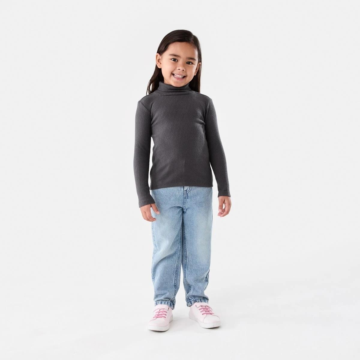 5 Long Sleeve Skivvy Top Nine Grey, 5 of 6