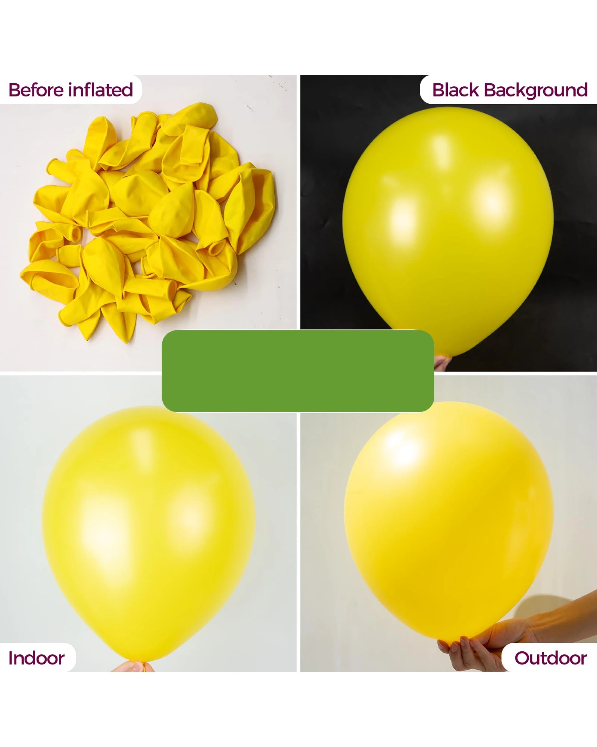 2 BR Costumes 12pk Yellow Rubber Ballons for  & more (30cm), 2 of 3