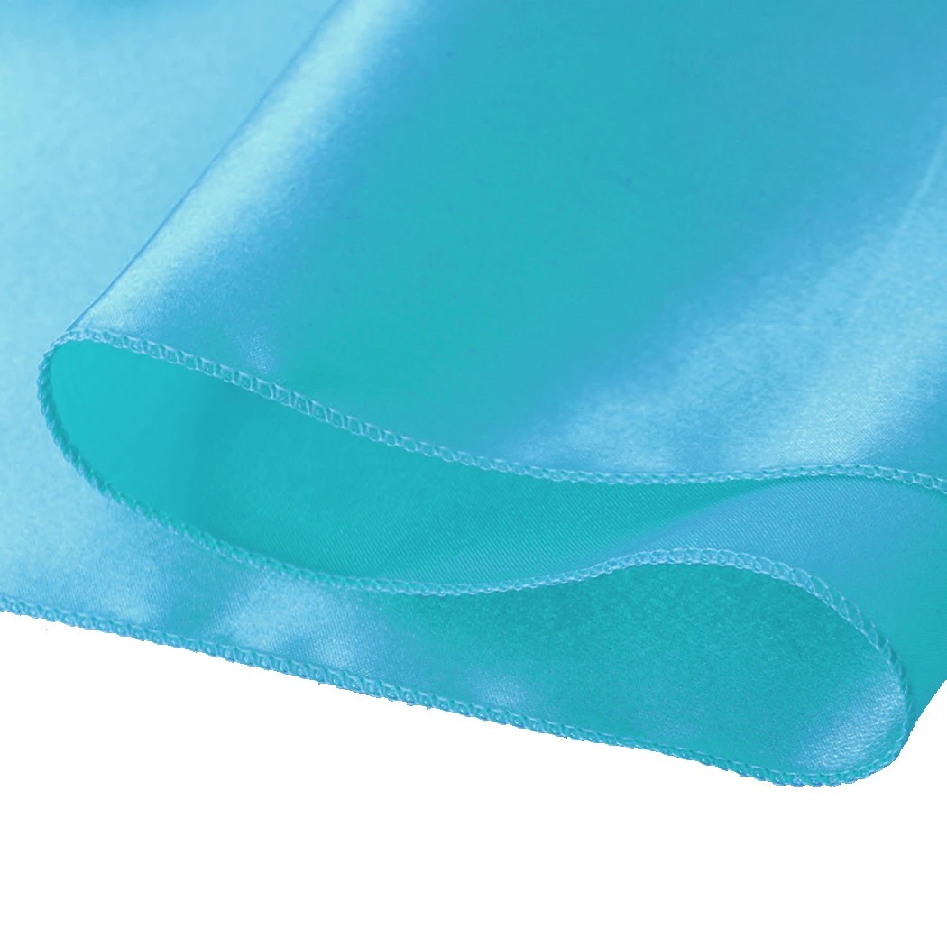 4 Traderight 50 Pcs Satin Chair Sashes - Blue, 4 of 7
