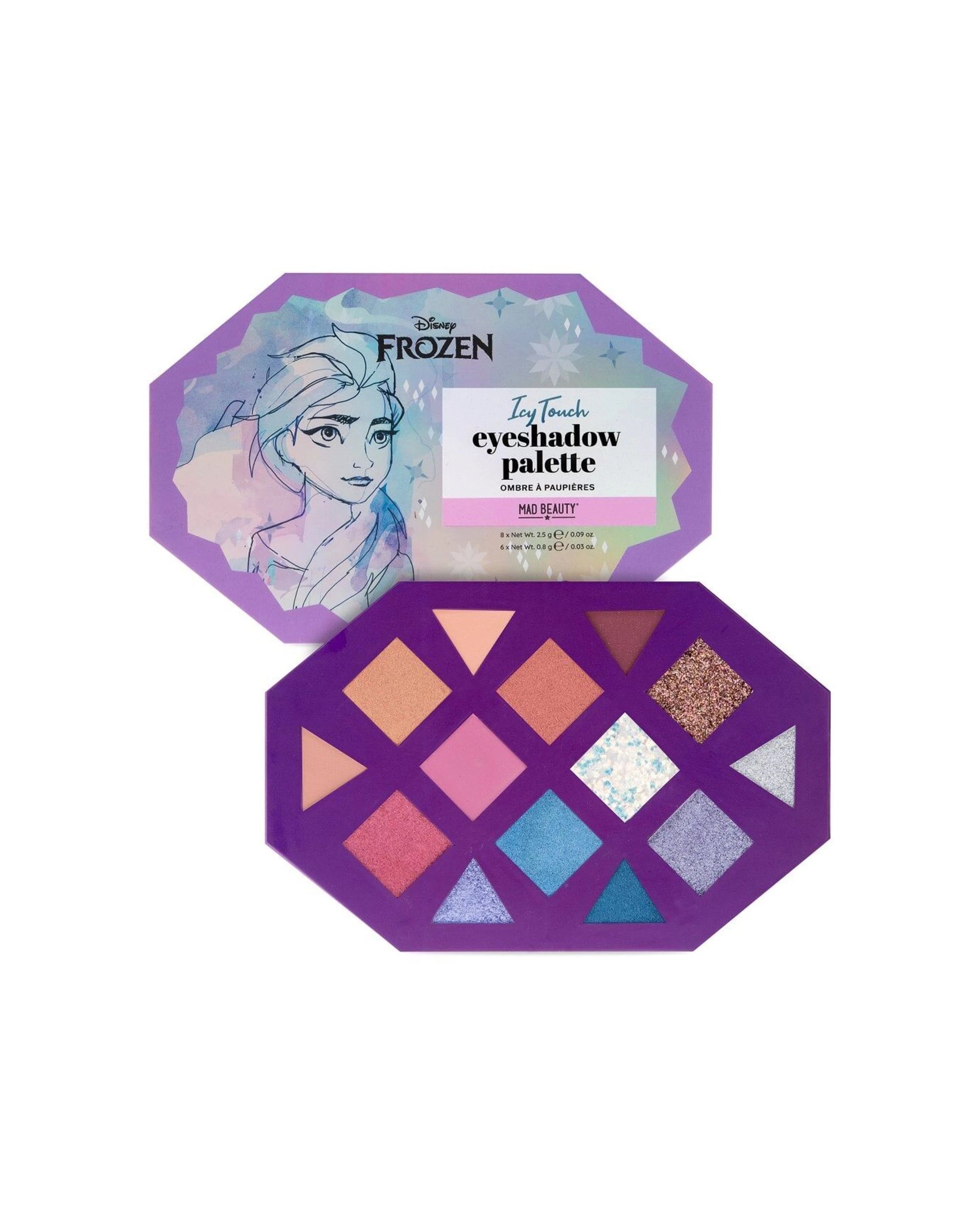 2 DISNEY 14pc Frozen Icy Touch Pigmented Eyeshadow Makeup Palette - Multi, 2 of 4