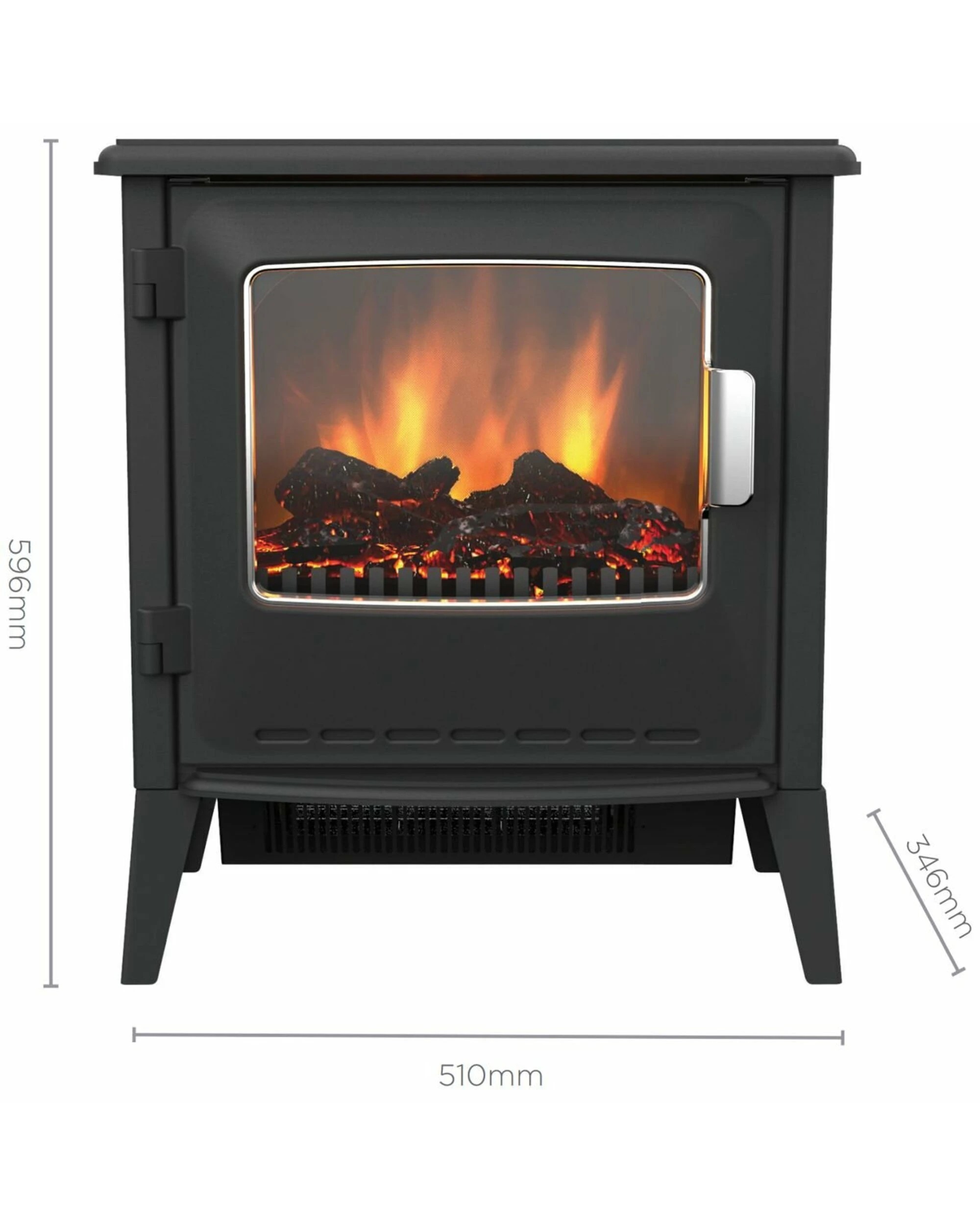 2 Dimplex Riley 2kW Electric Fire Heater, 2 of 7