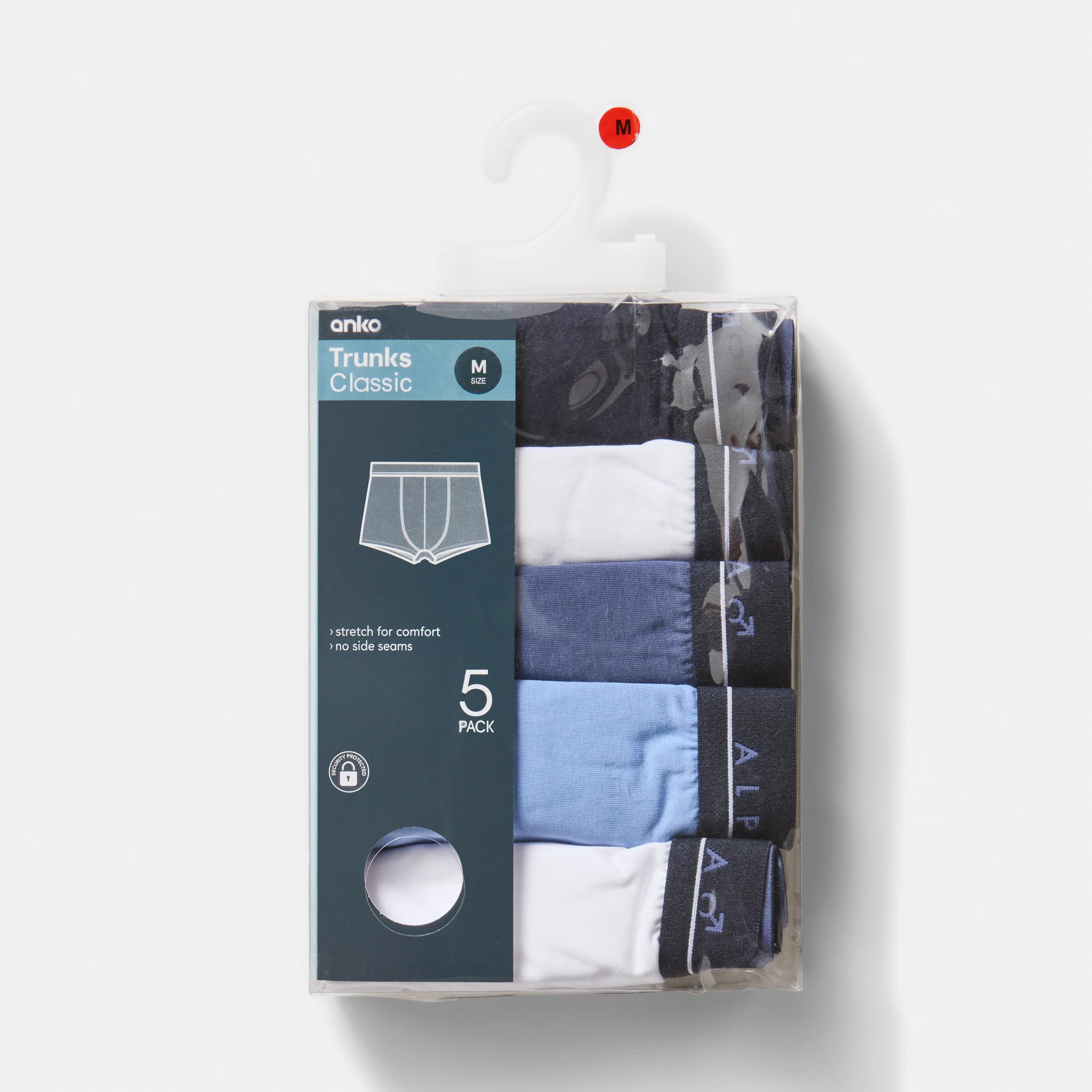 10 5 Pack Plain Trunks CLASSICAL, 10 of 10