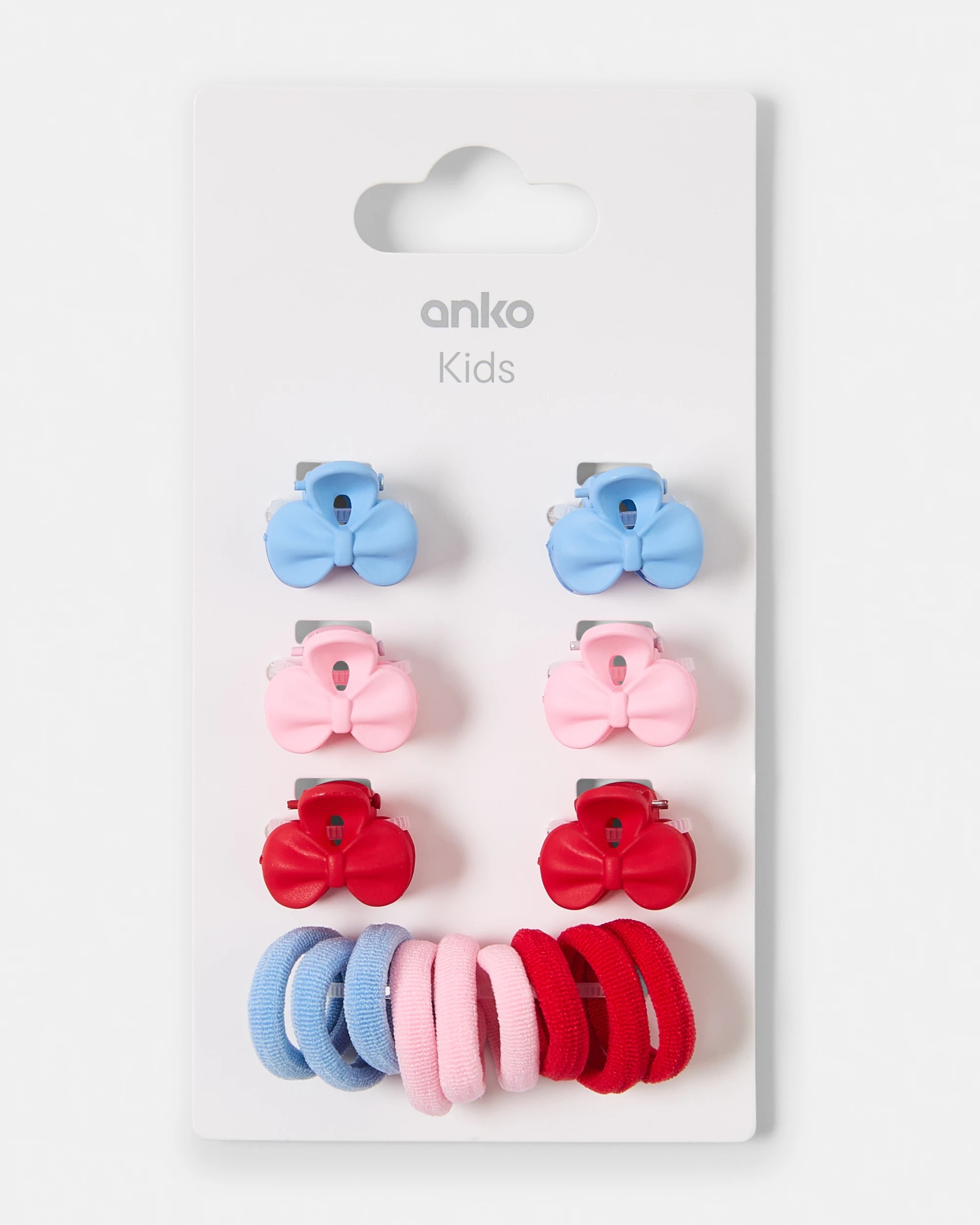 3 Cherry Hair Set - Blue, Pink and Red, 3 of 3