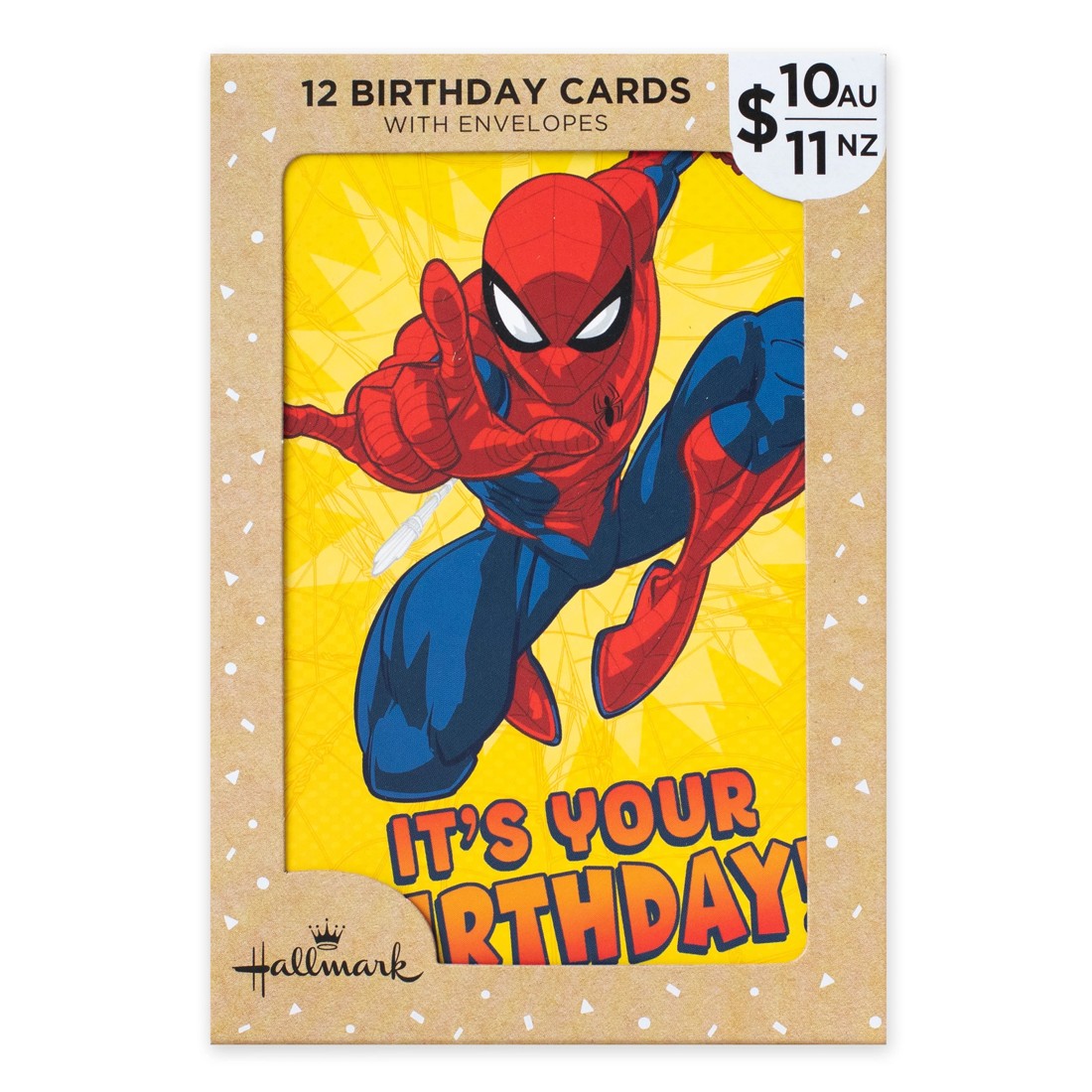 1 12 Pack Hallmark Birthday Cards - Marvel Spider-Man, 1 of 4