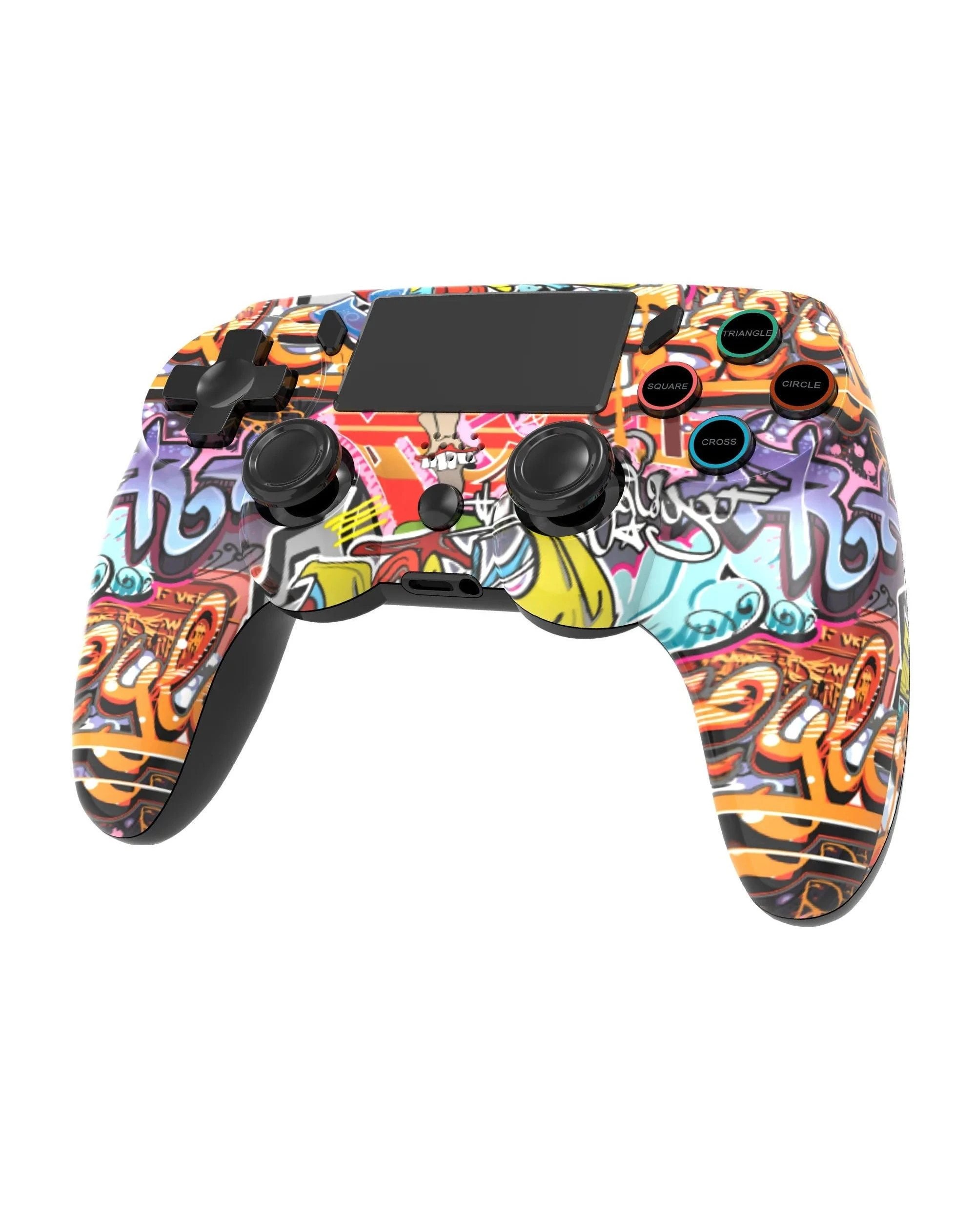 1 Playmax Wireless Controller for PS4 and PC - Graffiti - Multi, 1 of 5